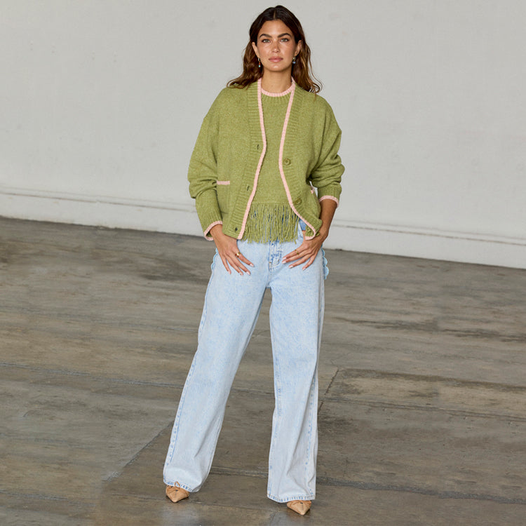 Olive Callie Cardigan、mySite、solidvoid