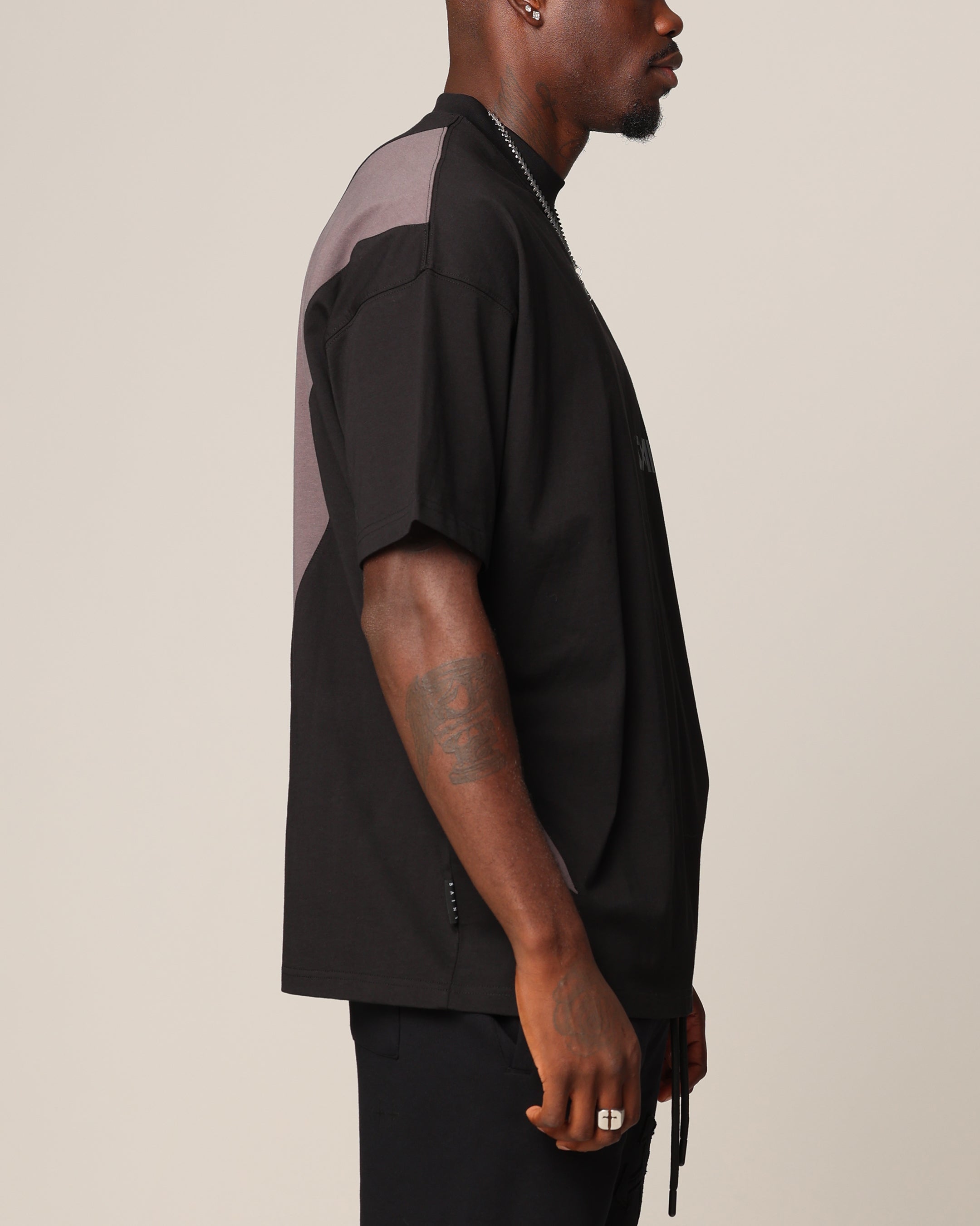 Saint Morta Rage Boxy T-Shirt Black/Grey、mySite、zt4zffjzw