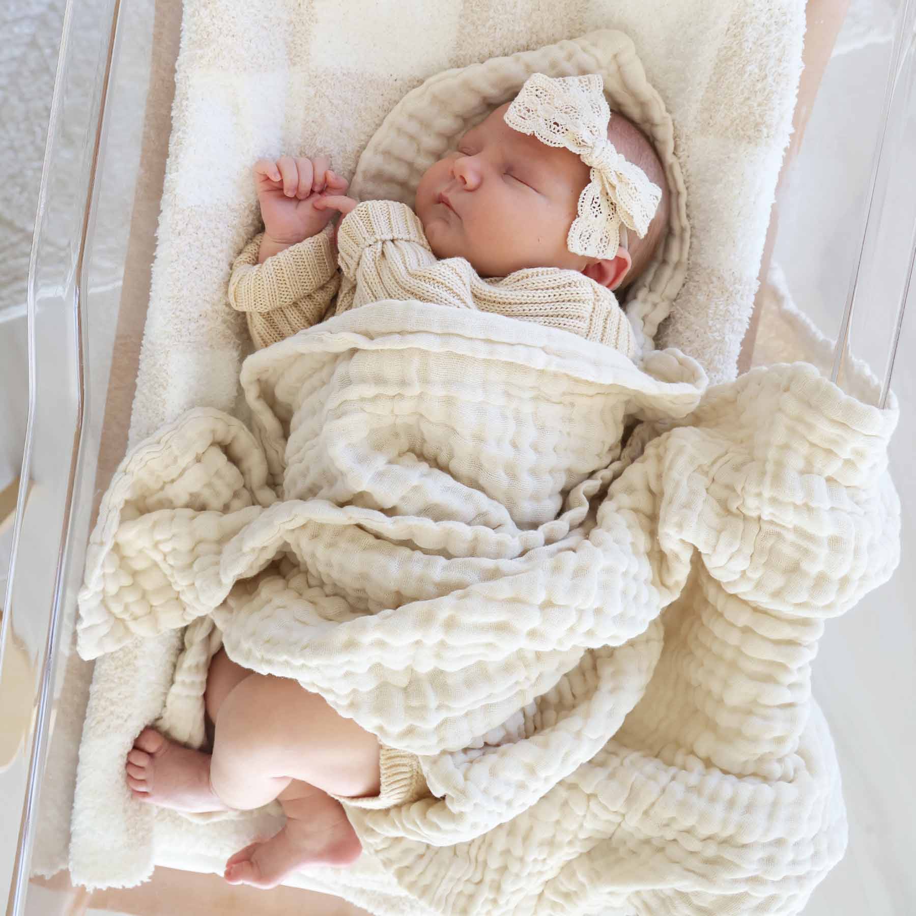  Organic Cotton Gauze Swaddle Blanket | Vanilla、mySite、layawaytickets