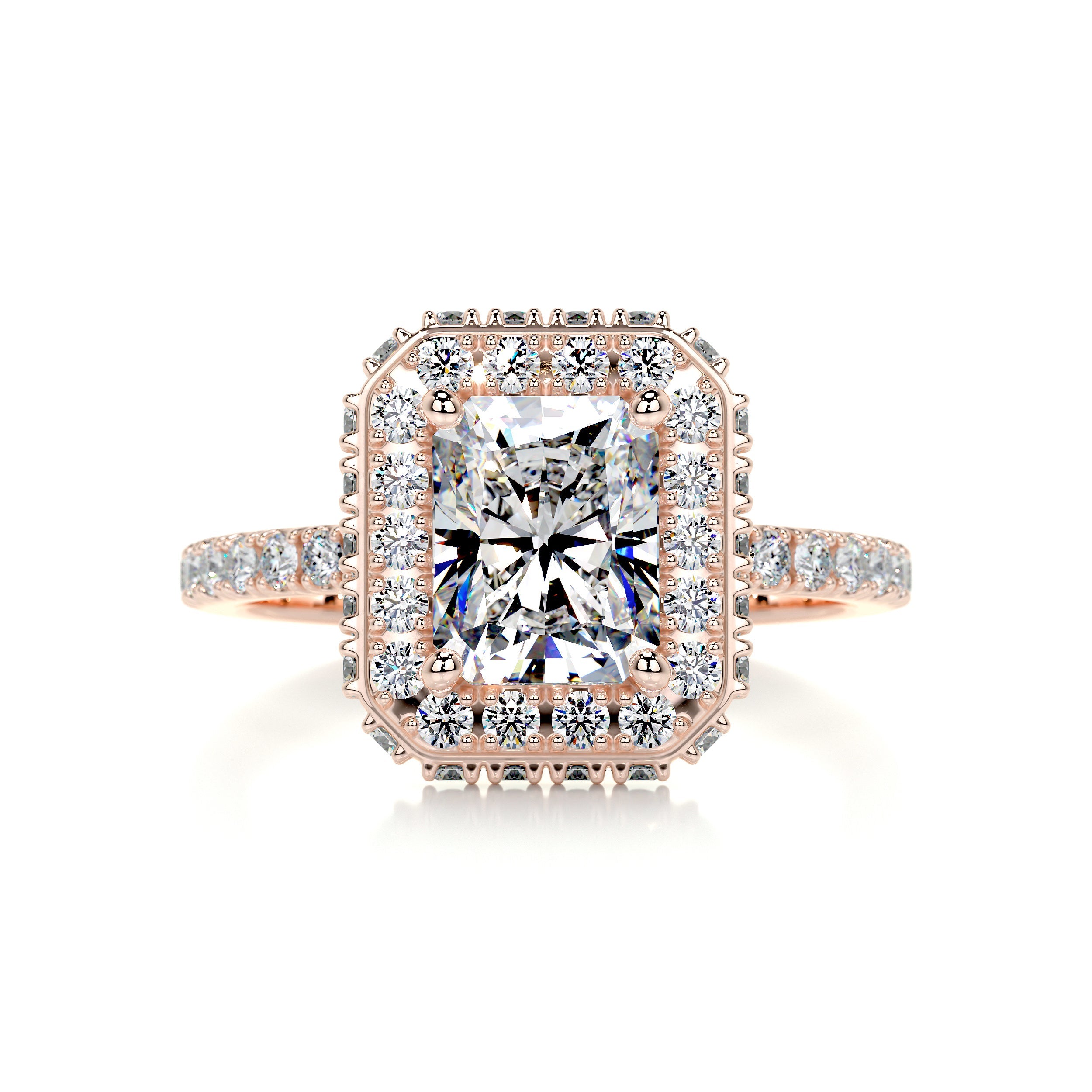 Lana Moissanite & Diamond Ring -14K Rose Gold、mySite、hinf8tx79