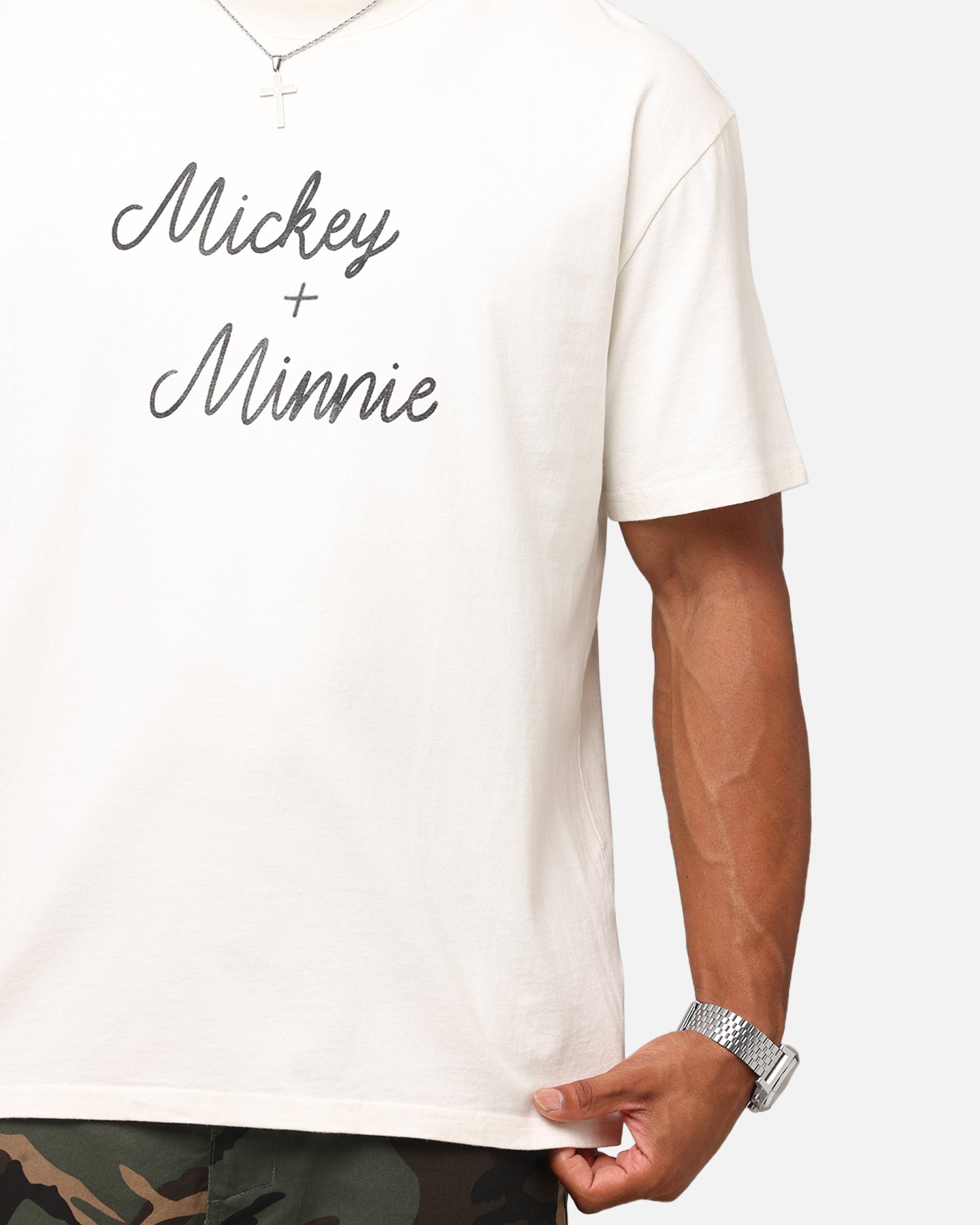 Goat Crew Disney’s Mickey Mouse & Minnie Mouse Heavyweight T-Shirt Off White、mySite、zt4zffjzw