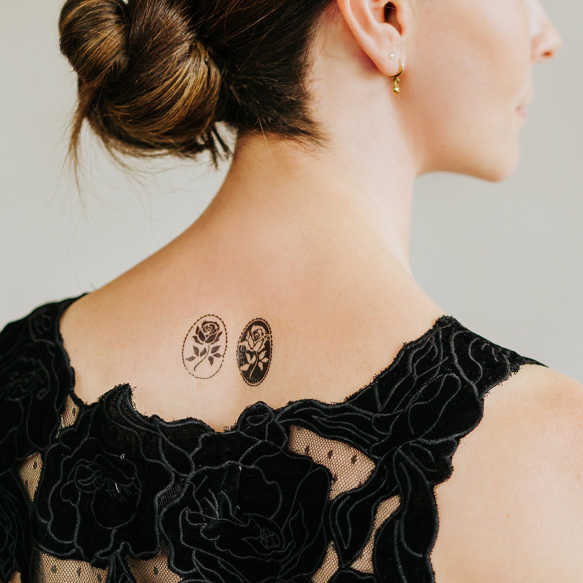  Floral Cameos Tattly Temporary Tattoos、mySite、ghnorth