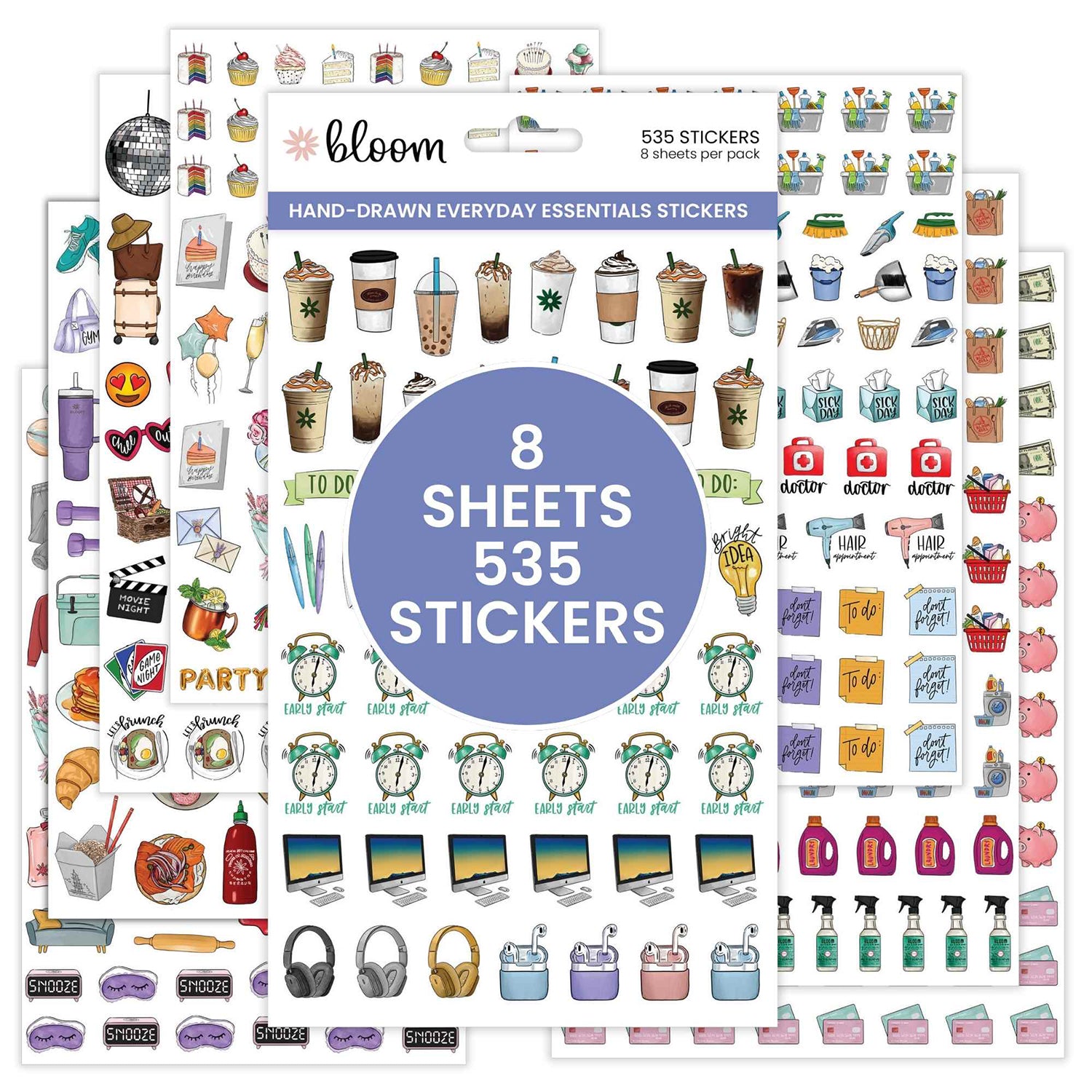  Everyday Essentials Planner Stickers Pack、mySite、ghnorth