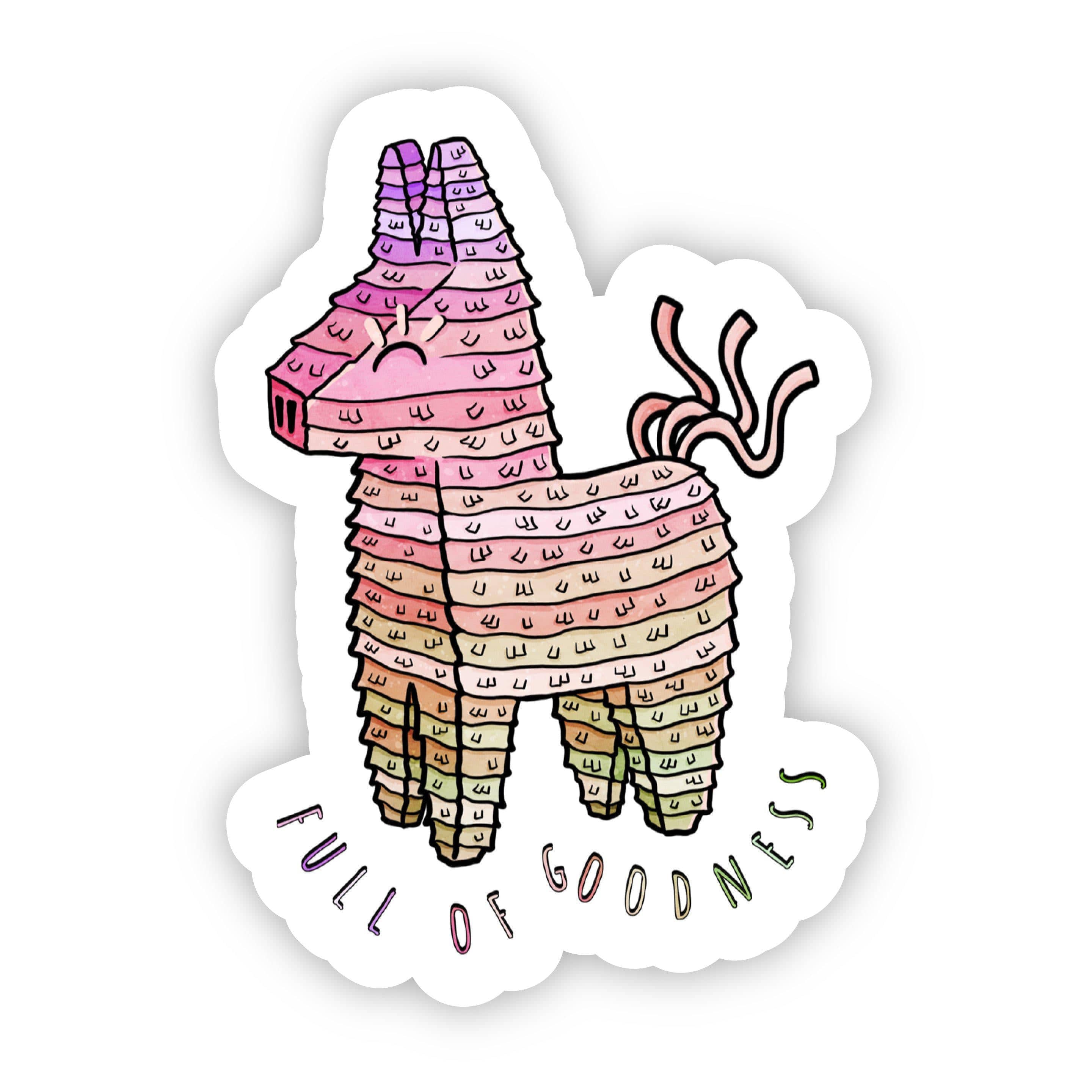  Full of Goodness Pink & Purple Pinata Sticker、mySite、elrpsem3k