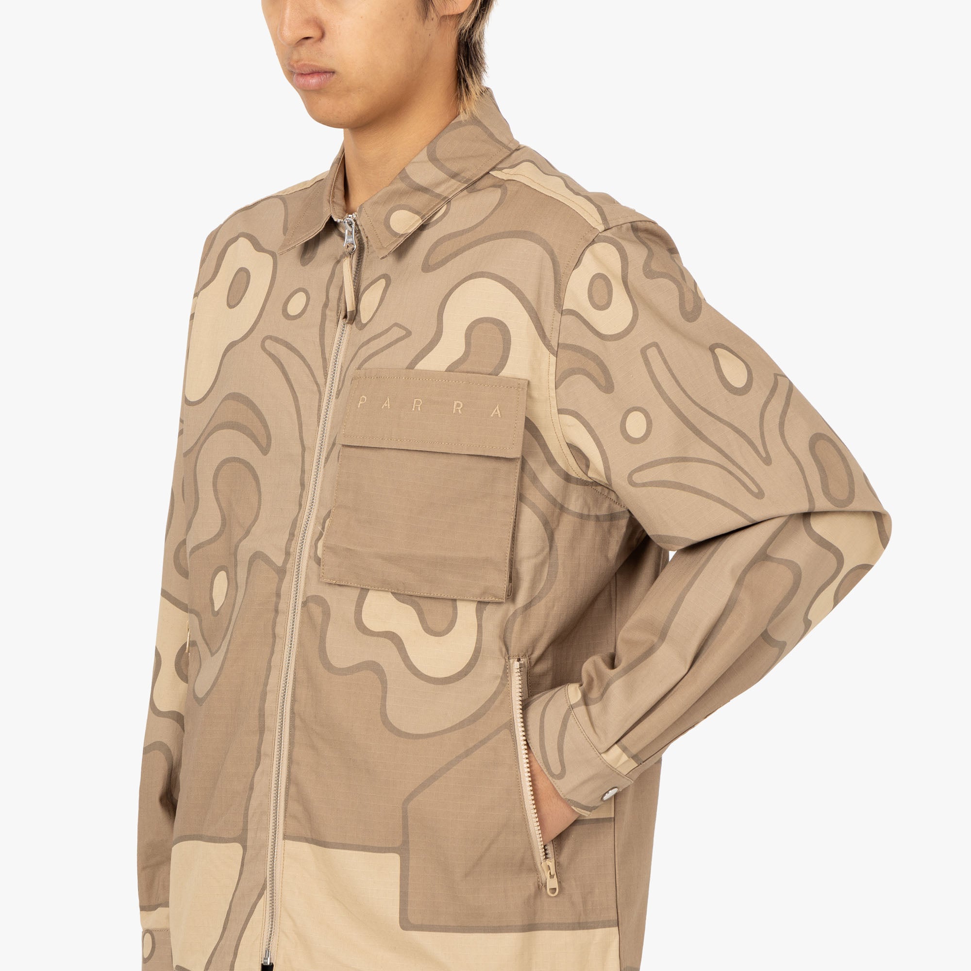  by Parra Fruit Tree Camo Shirt / Tan、mySite、merchandisen