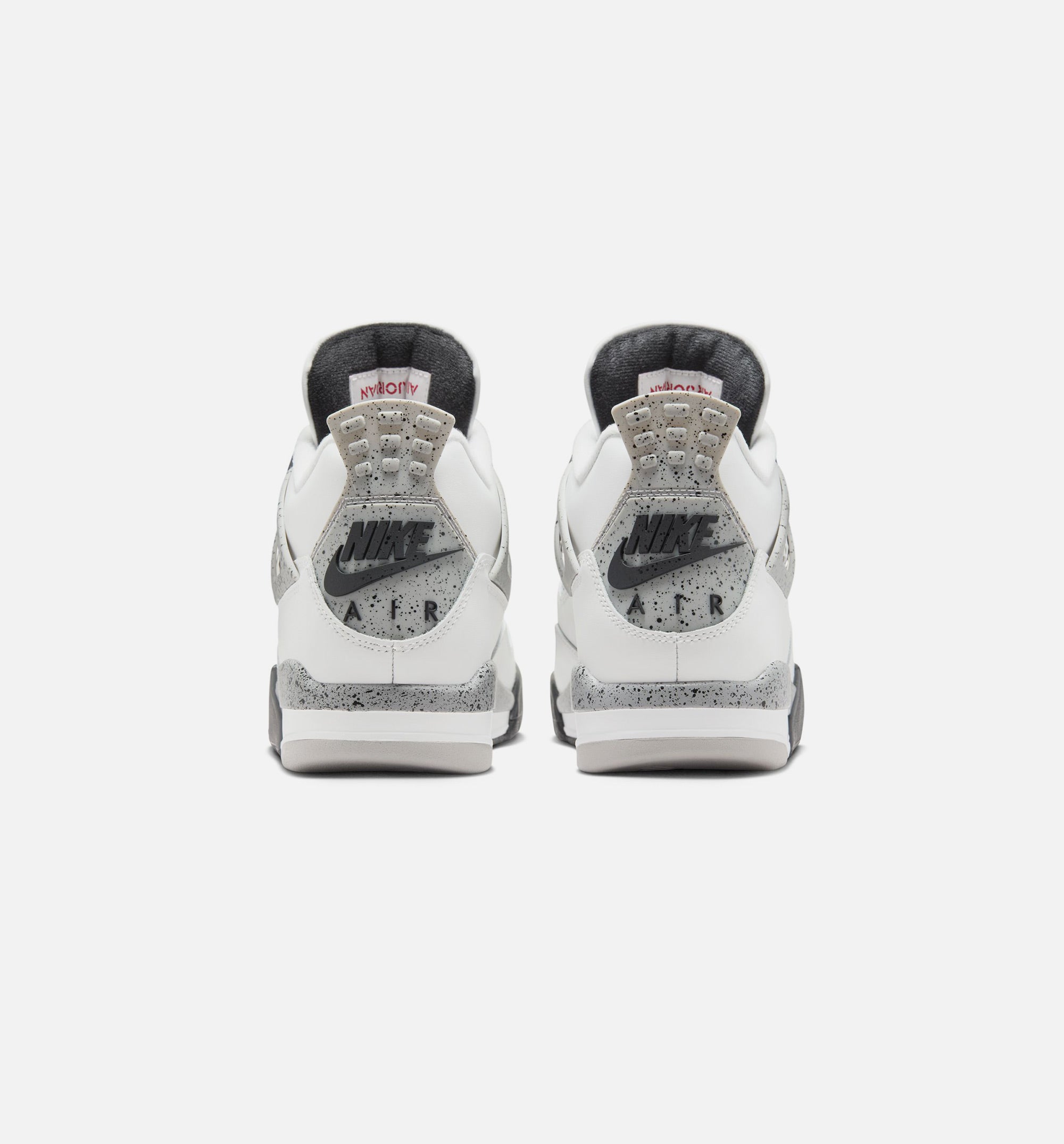 Air Jordan 4 Retro White Cement Mens Lifestyle Shoe - Summit White/Fire Red/Cement Grey/Black Limit One Per Customer、mySite、dreamappss