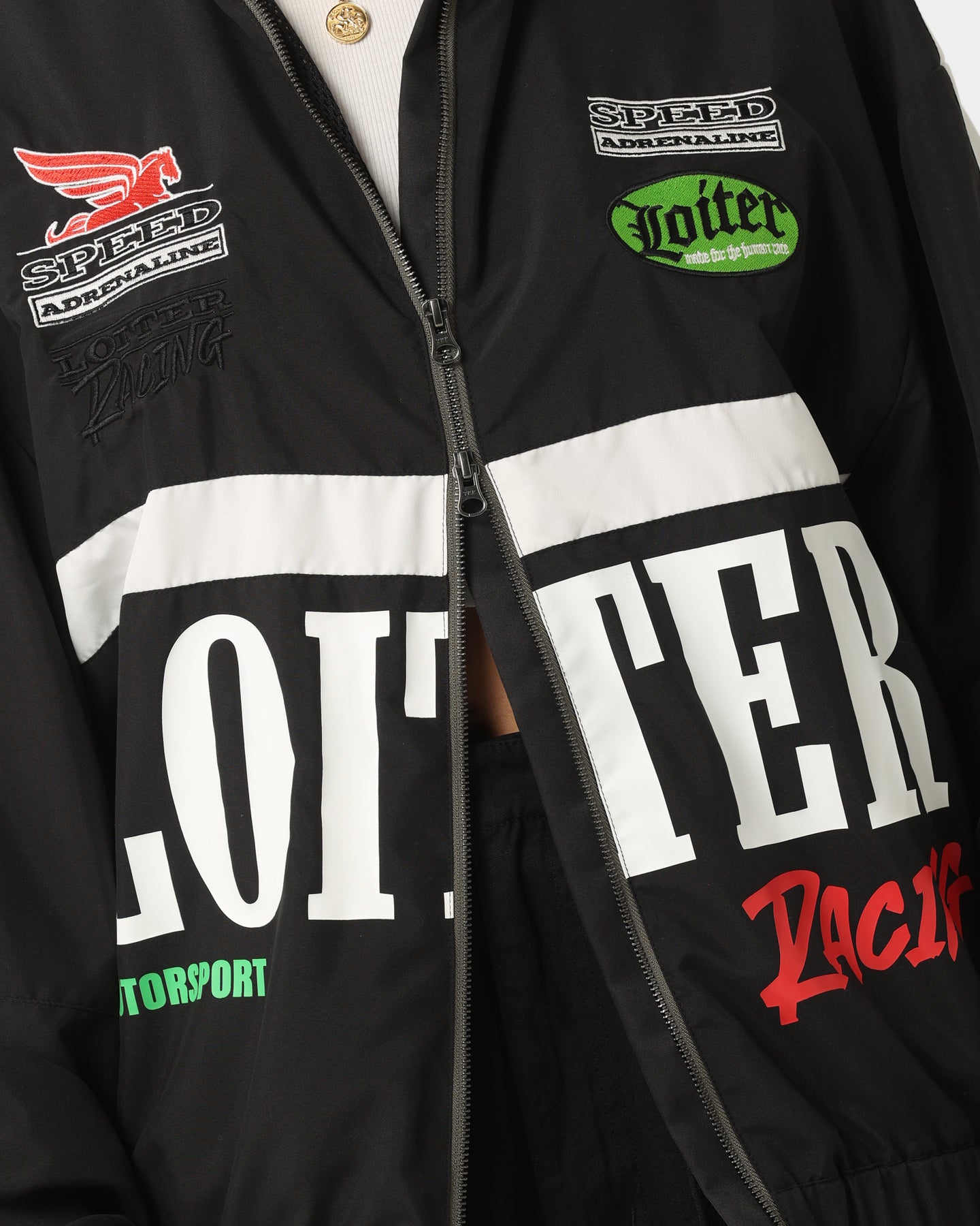 Loiter Speedway Windbreaker Jacket Black、mySite、zt4zffjzw