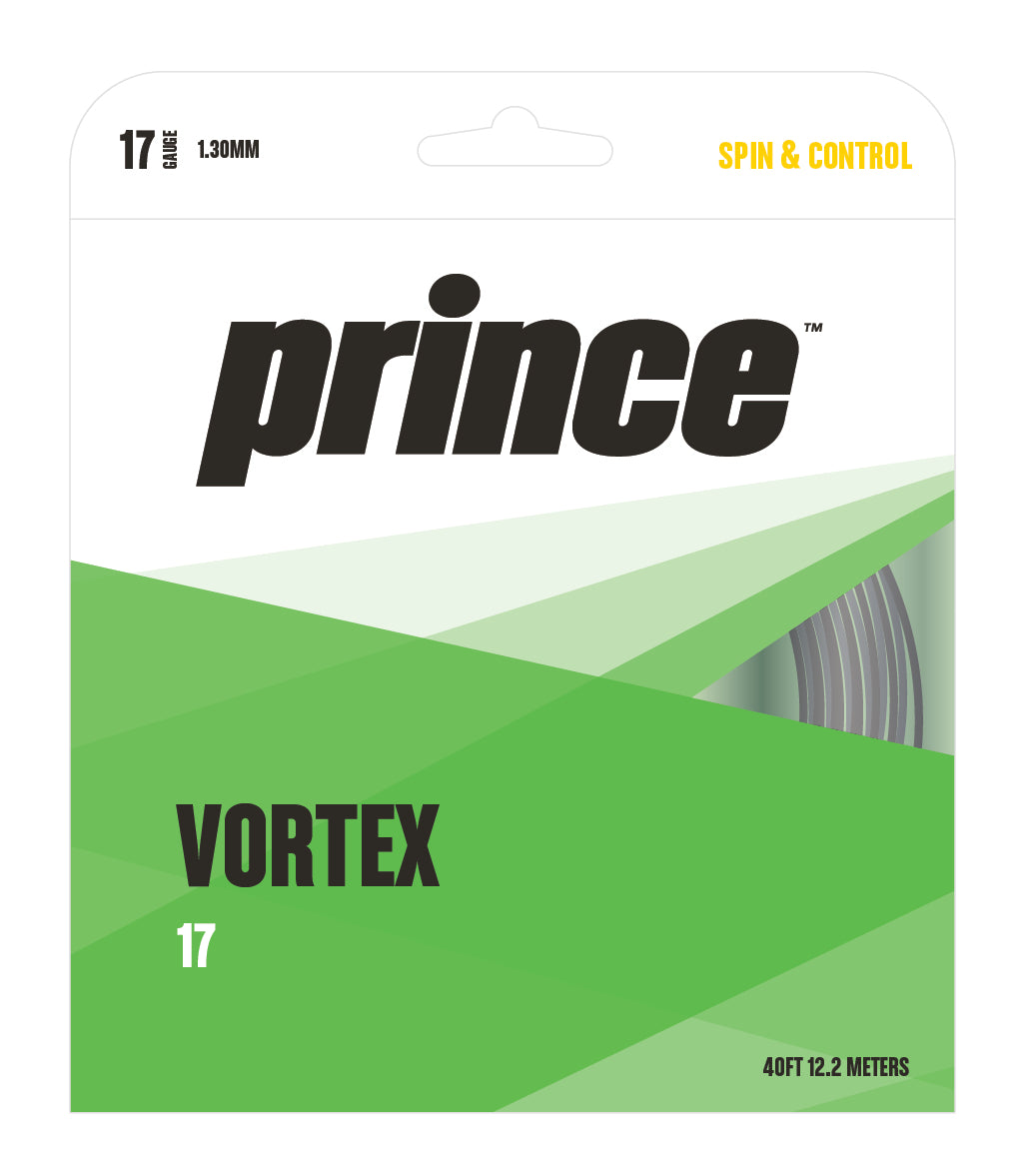 Prince Vortex 17 Tennis String (Black)