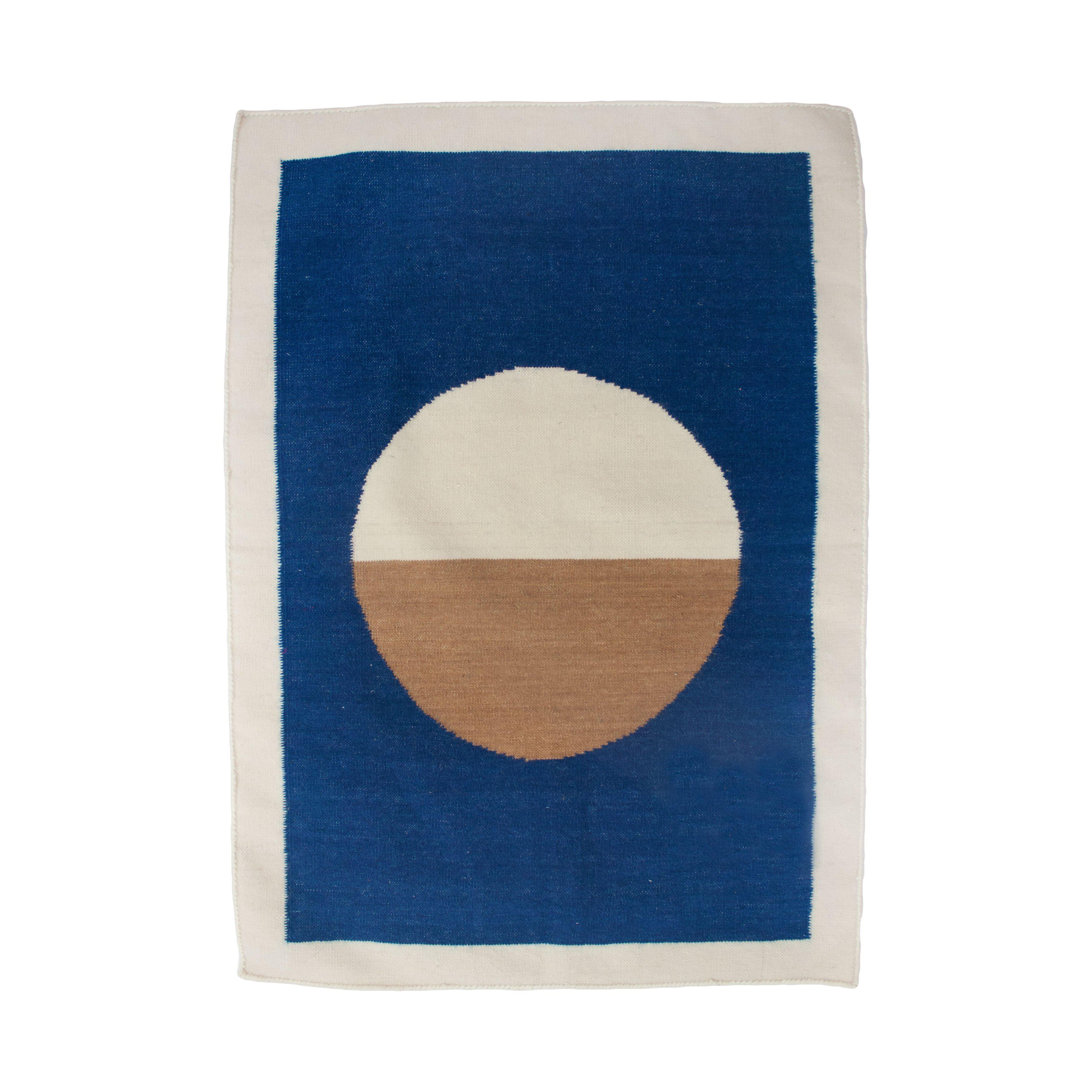 Luna Circle Rug Blue、mySite、gigharbornorthrealestate