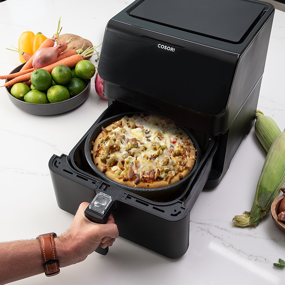 Pro XLS II Smart 5.8-Quart Air Fryer with Pizza Pan - Black、mySite、fannypackpong