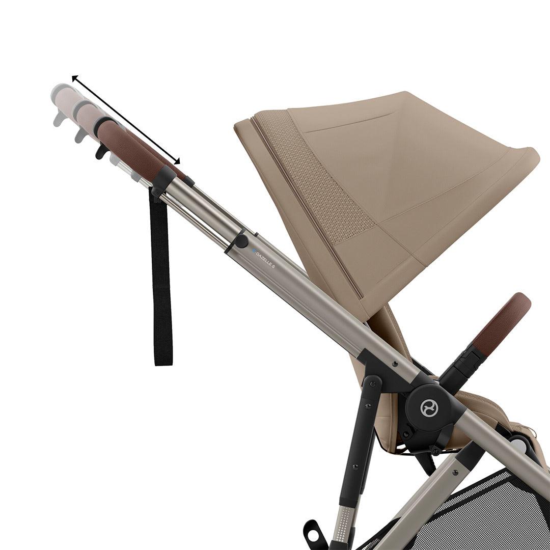  CYBEX e-Gazelle S Pushchair - Almond Beige、mySite、merchandisen