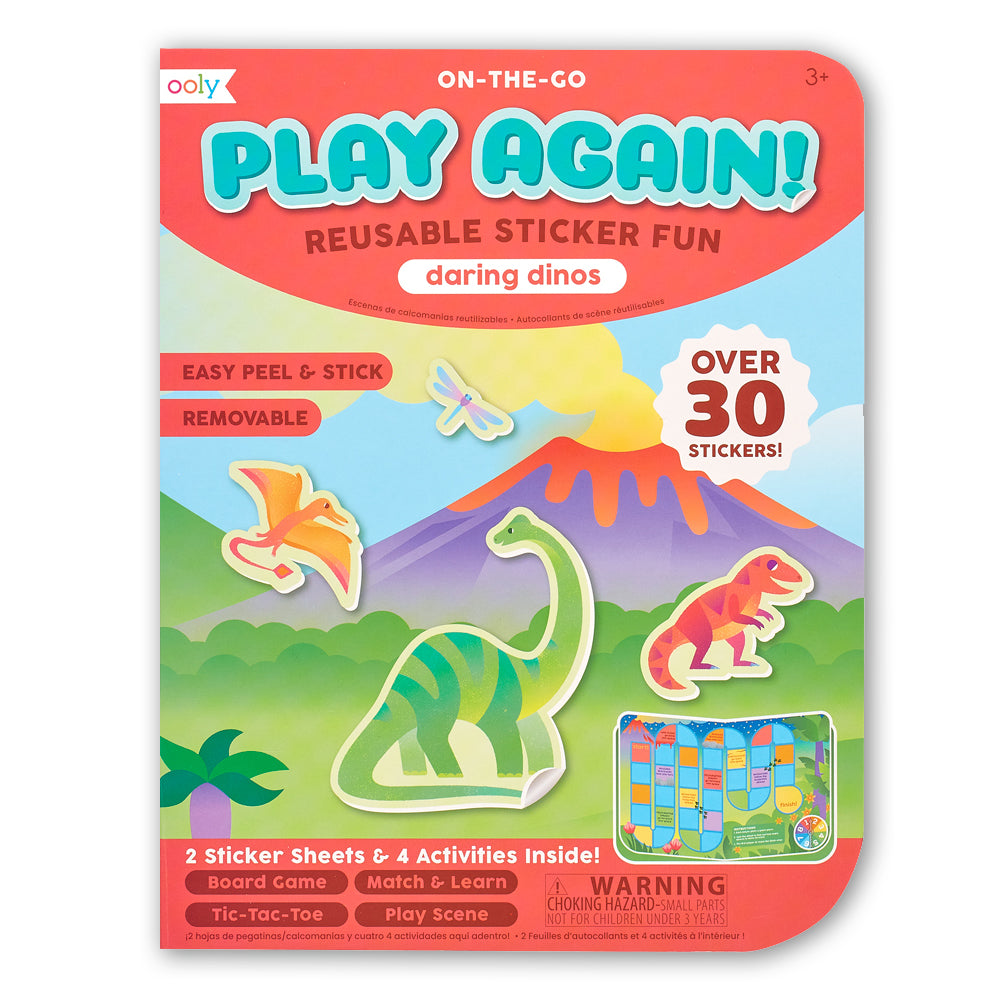  Play Again Daring Dinos Sticker Set、mySite、ghnorth