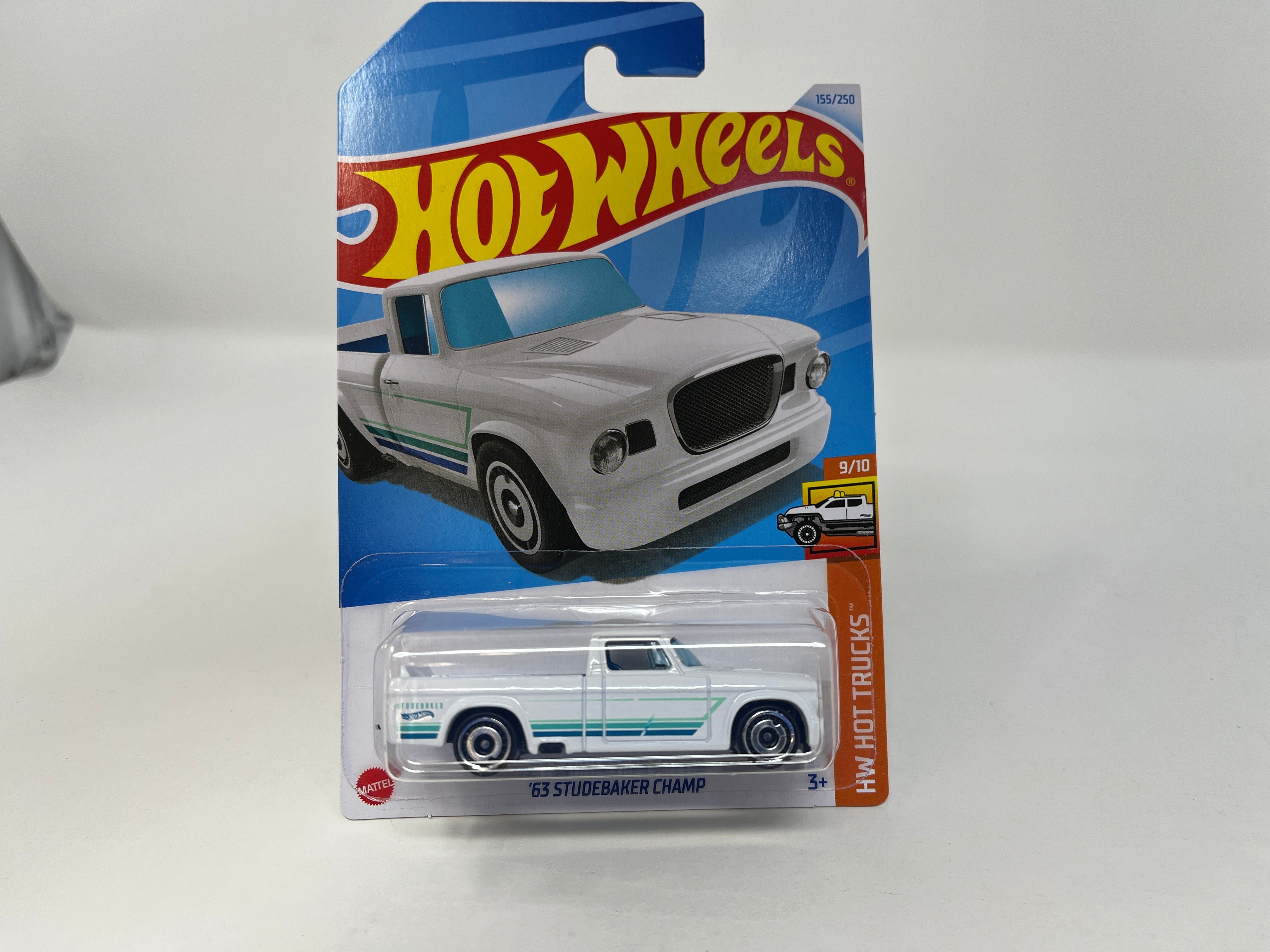 '63 Studebaker Champ #155 * White * 2024 Hot Wheels Case N、mySite、hgirdovlk