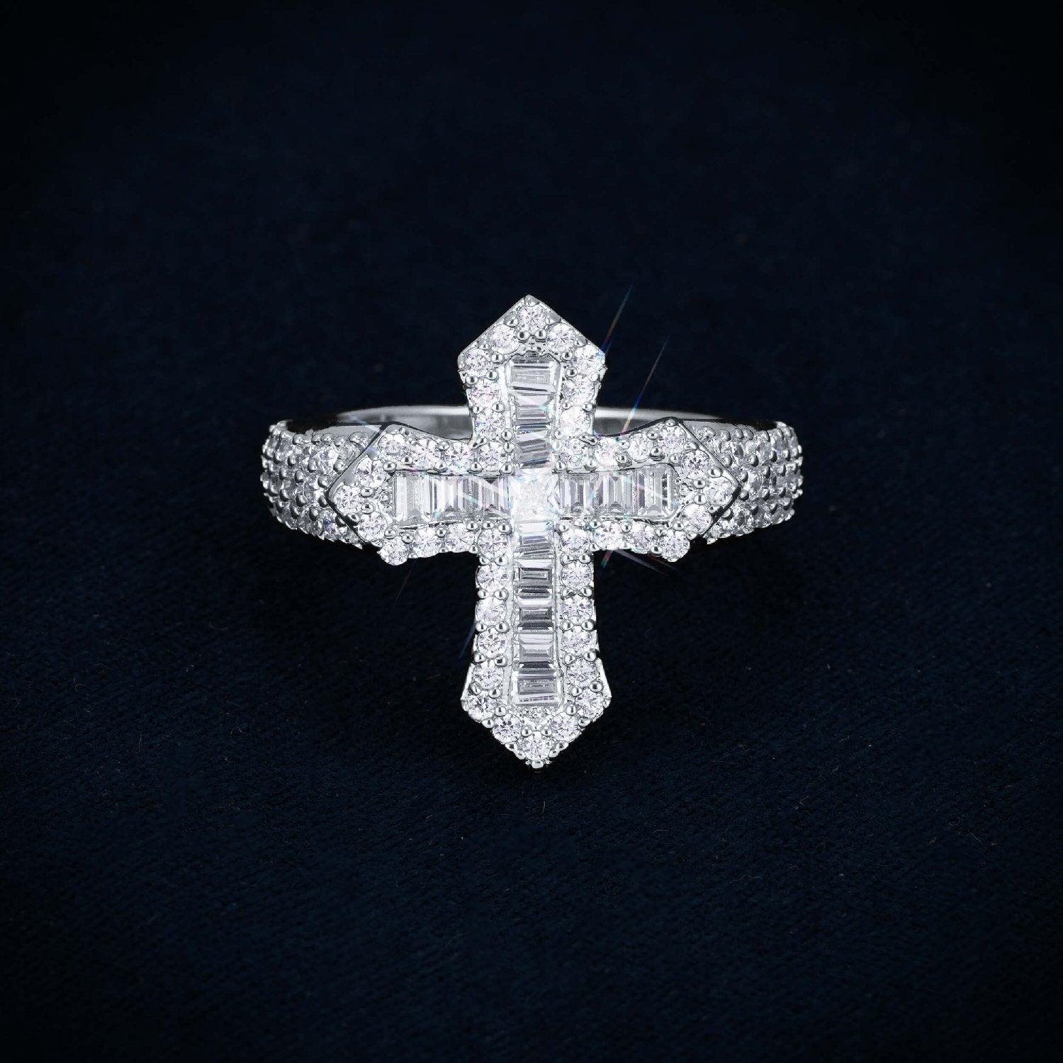 VVS Gothic Cross Ring 14K Gold、mySite、hinf8tx79