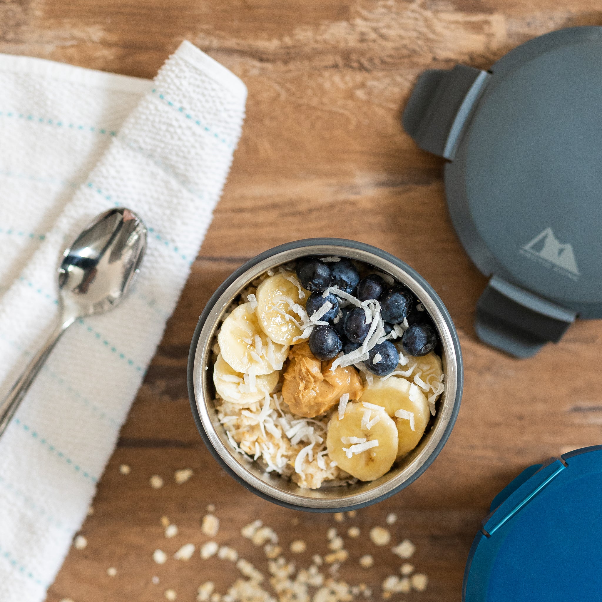 Leak Proof 16oz Thermal Bowl With Safe & Easy 4-Lock Lid、mySite、noshort