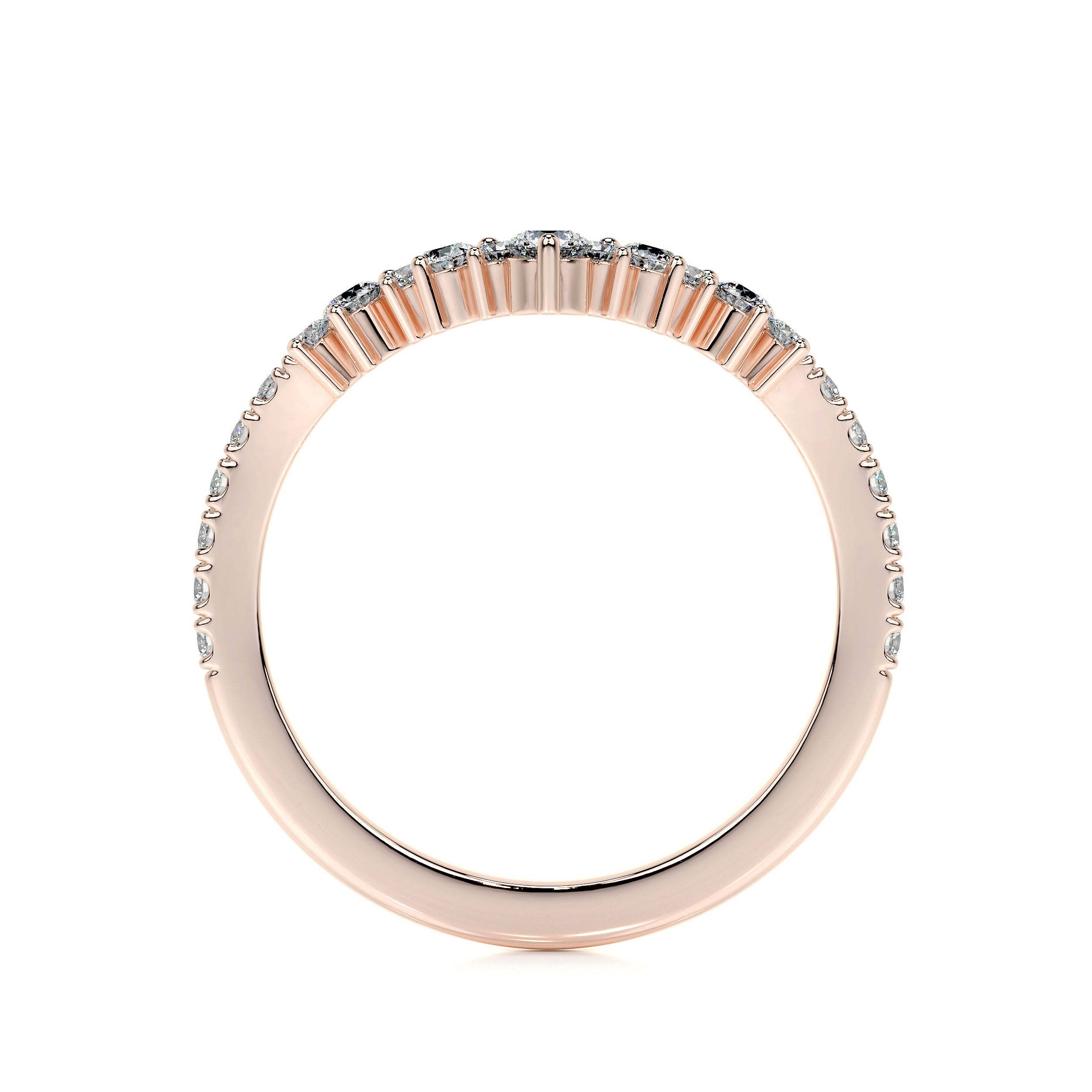 Mia Lab Grown Diamond Wedding Ring (0.50 Carat) -14K Rose Gold、mySite、hinf8tx79