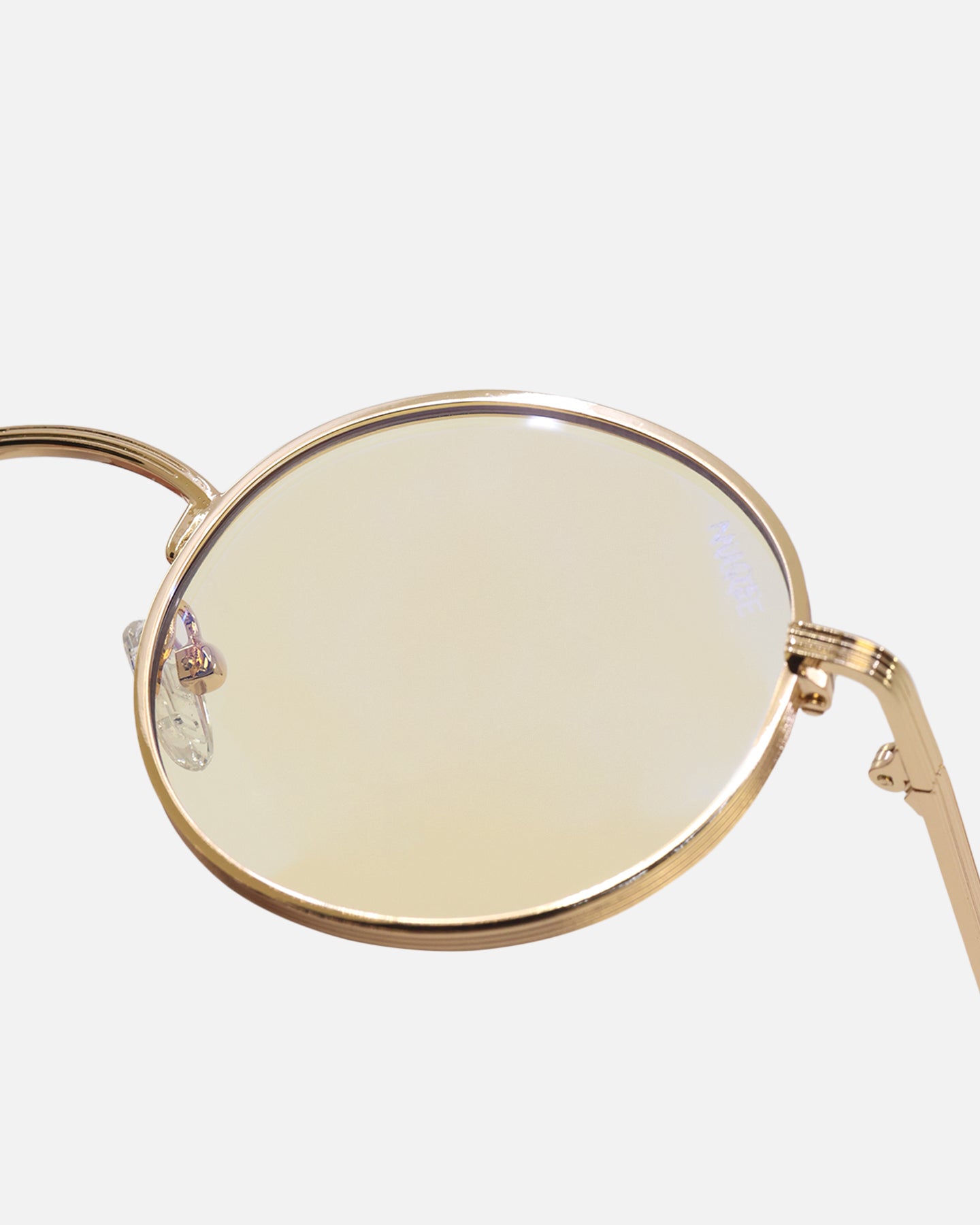 NUQE Liden Glasses Gold/Bluelight、mySite、zt4zffjzw