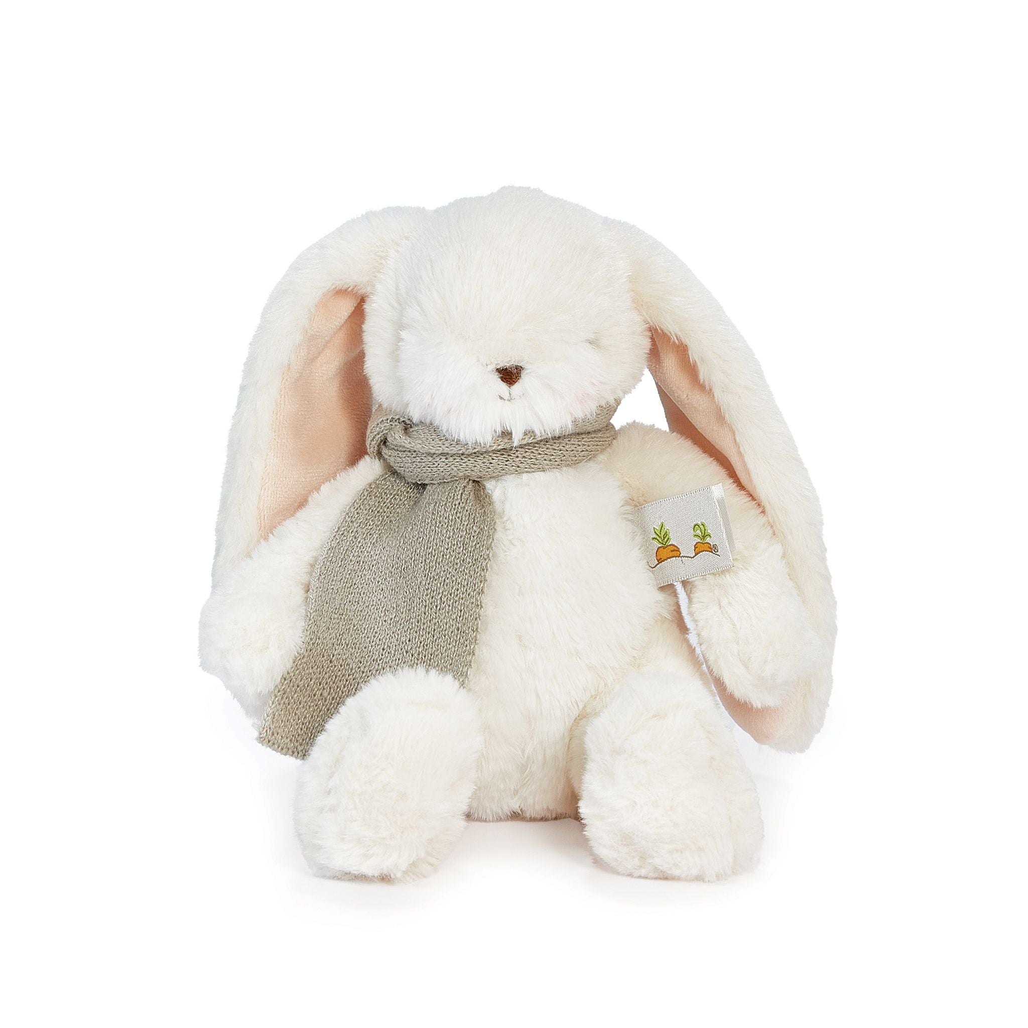 RETIRED - Holiday Wee Nibble Cream Bunny - Gray Scarf、mySite、g9winljtr