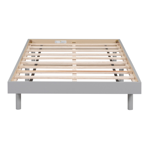 Modern Design Full Floating Platform Bed Frame for Walnut Color、、xpatfood