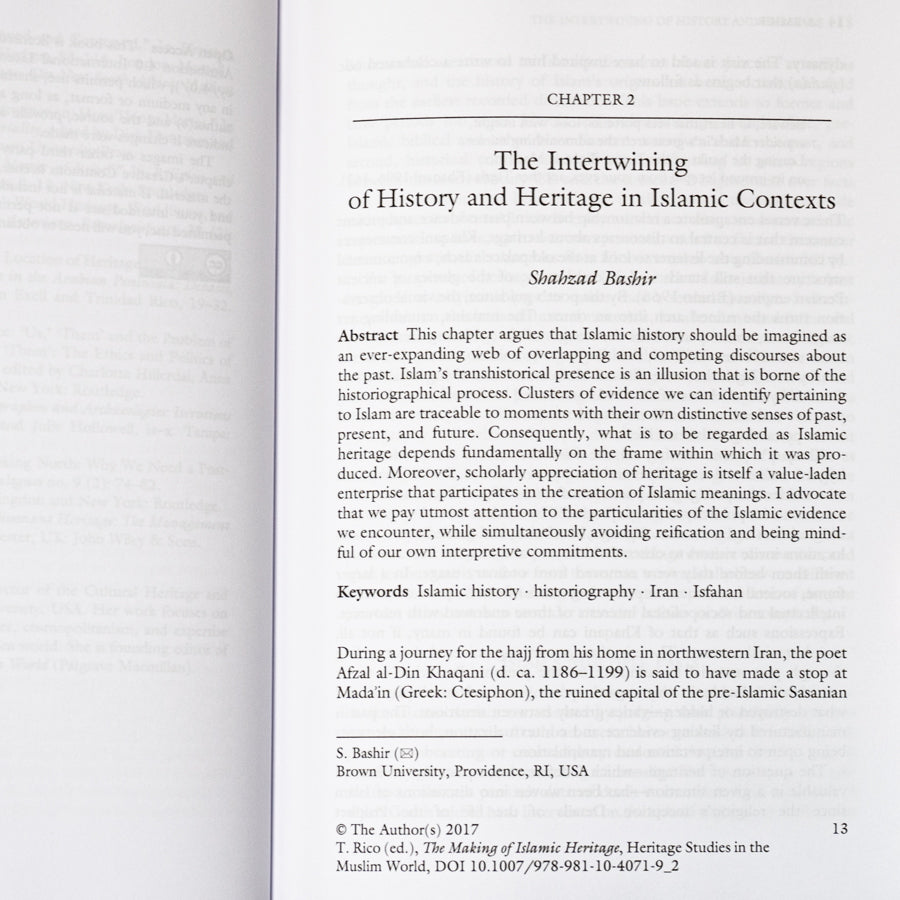 The Making of Islamic Heritage: Muslim Pasts and Heritage Presents、mySite、topwebapps