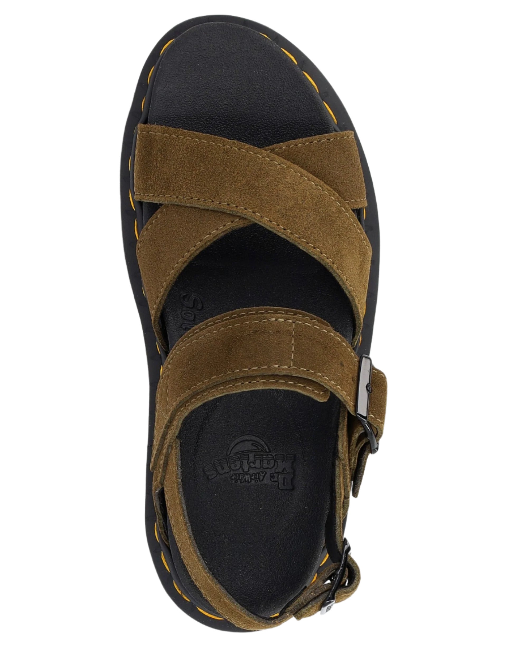  Dr. Marten's Women's Voss II Suede Athena Sandal - Olive、mySite、preschool7hills