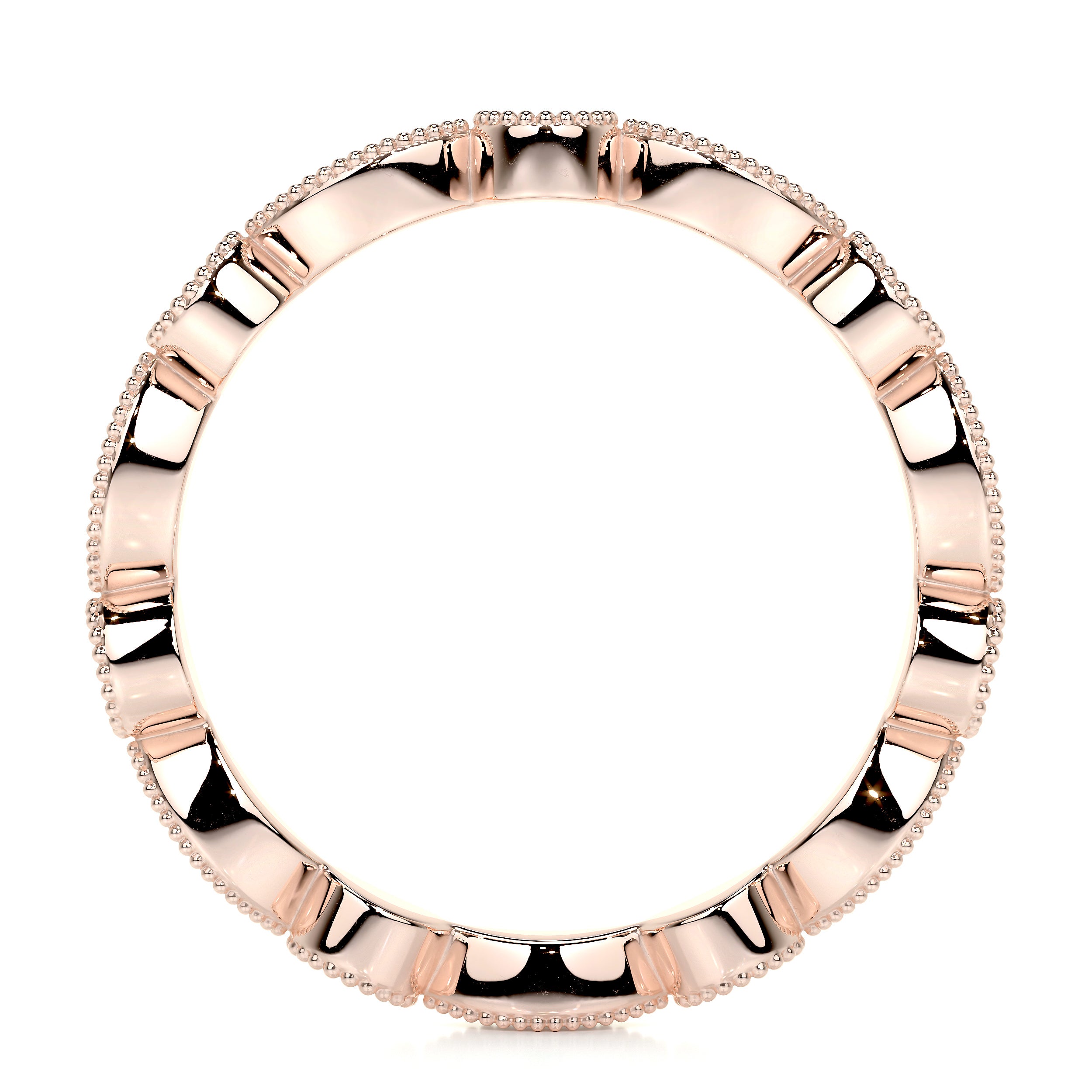 Amelia Lab Grown Eternity Wedding Ring (0.5 Carat) -14K Rose Gold、mySite、hinf8tx79