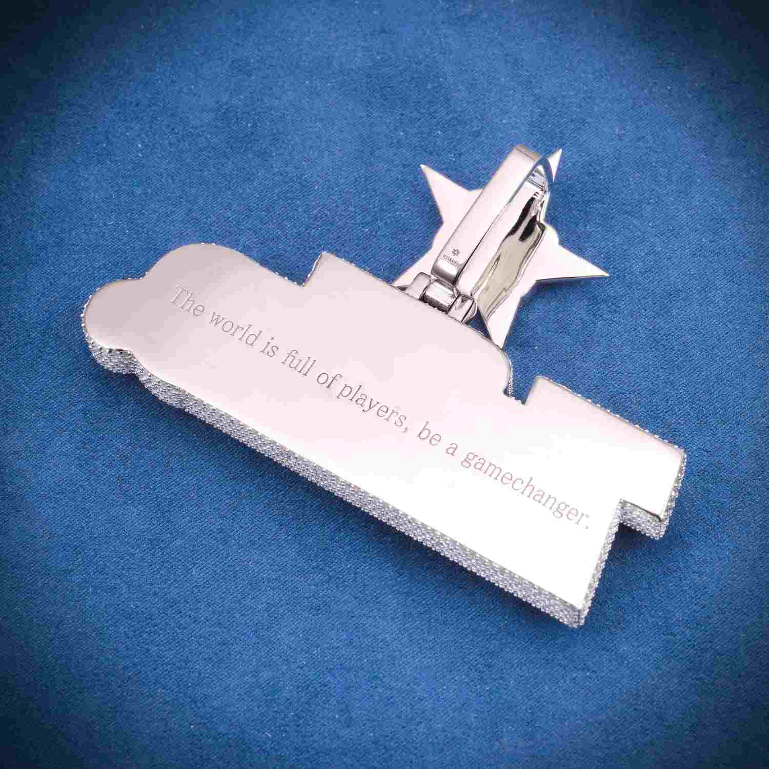 TRIKKO Custom Moissanite Pendant 14K Gold、mySite、hinf8tx79