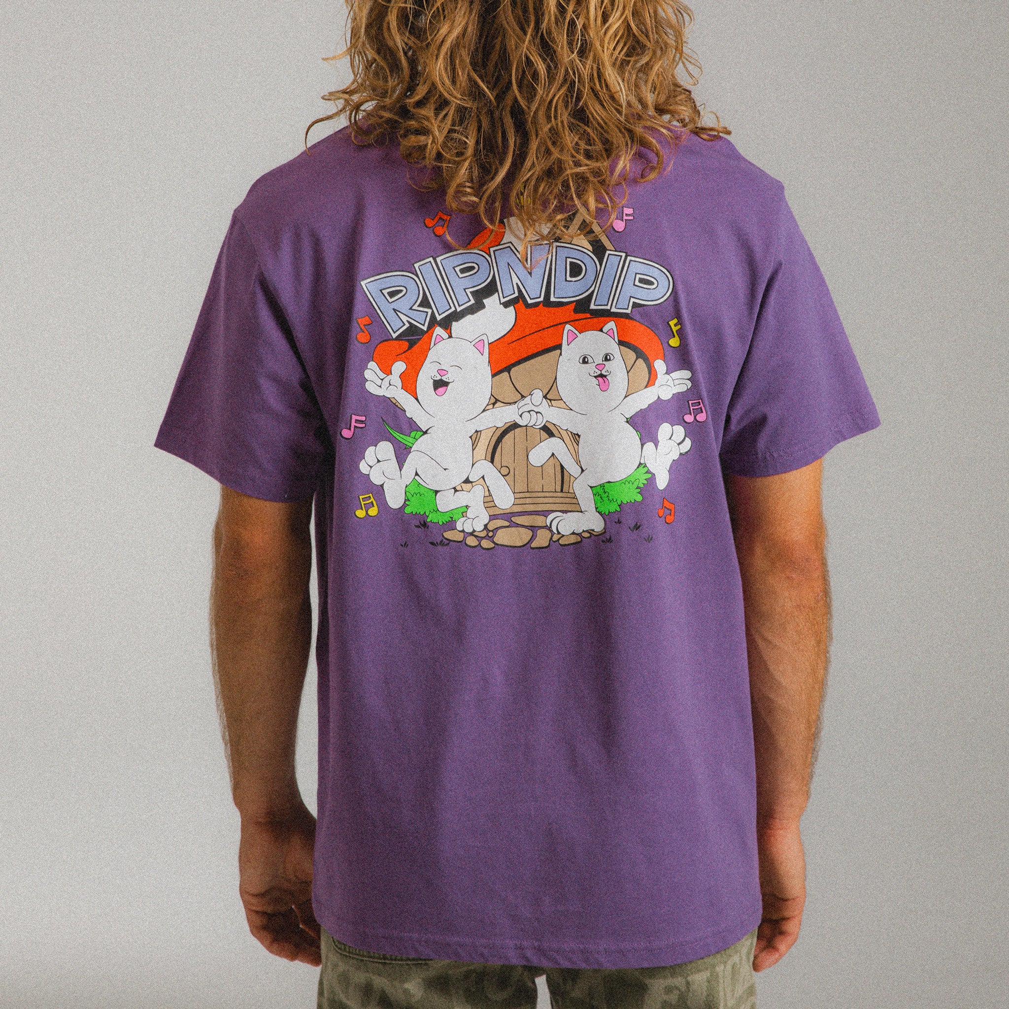  Shroom House Tee (Plum)、mySite、merchandisen
