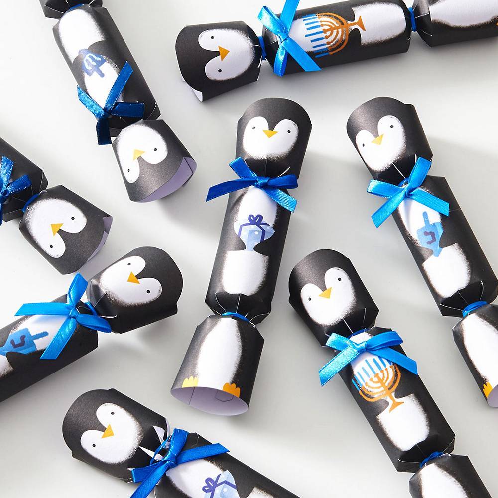 Penguin Hanukkah Crackers - Set of 8、mySite、topwebapps