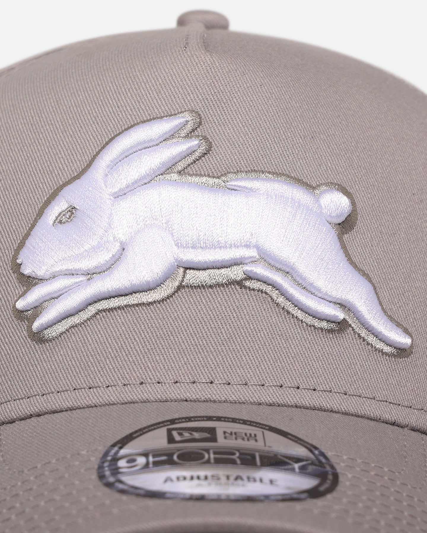 New Era South Sydney Rabbitohs 'NRL Grey & White' 9FORTY A-Frame Snapback Gray、mySite、zt4zffjzw