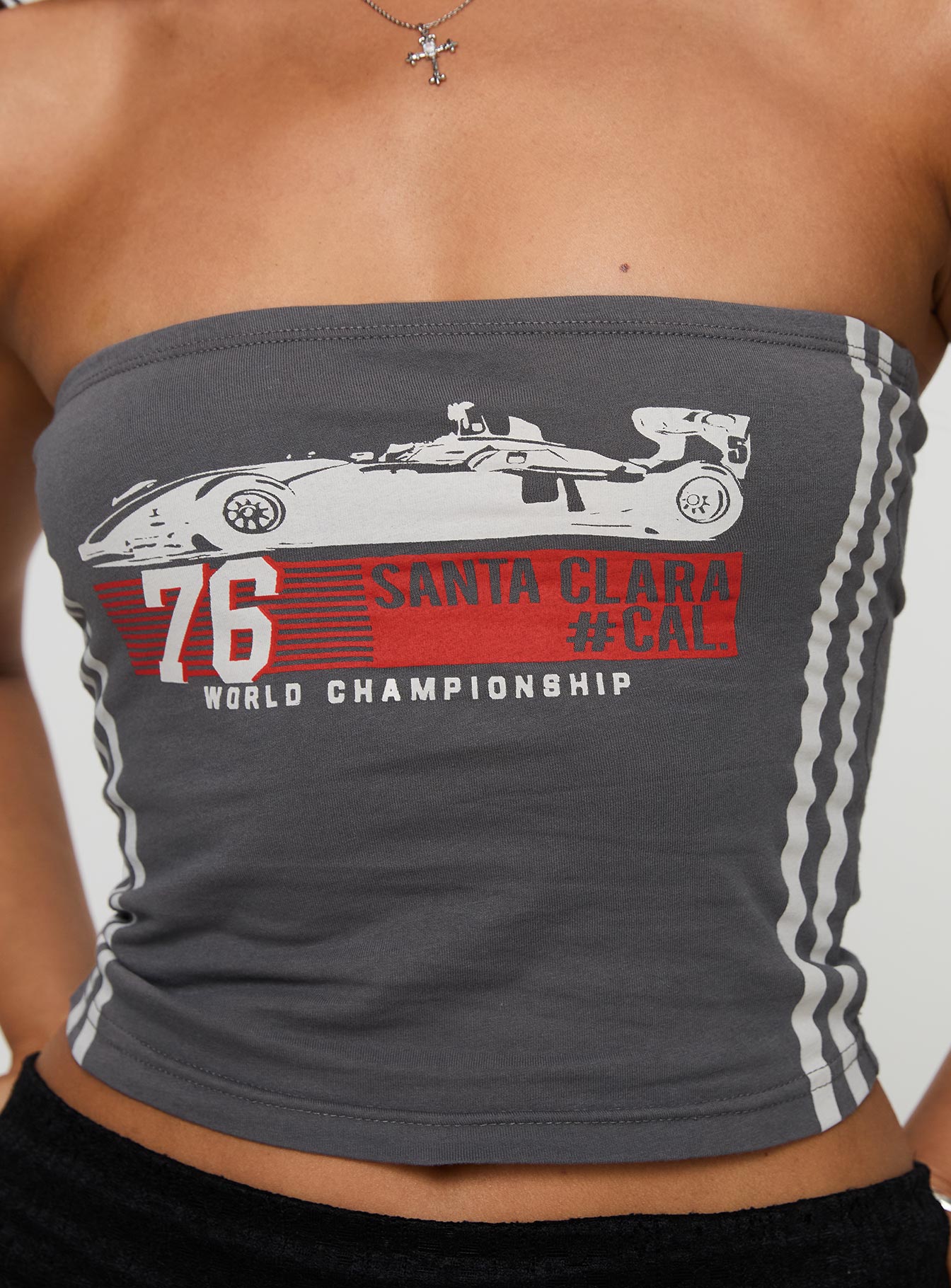 Santa Clara Strapless Top Black、mySite、solidvoid