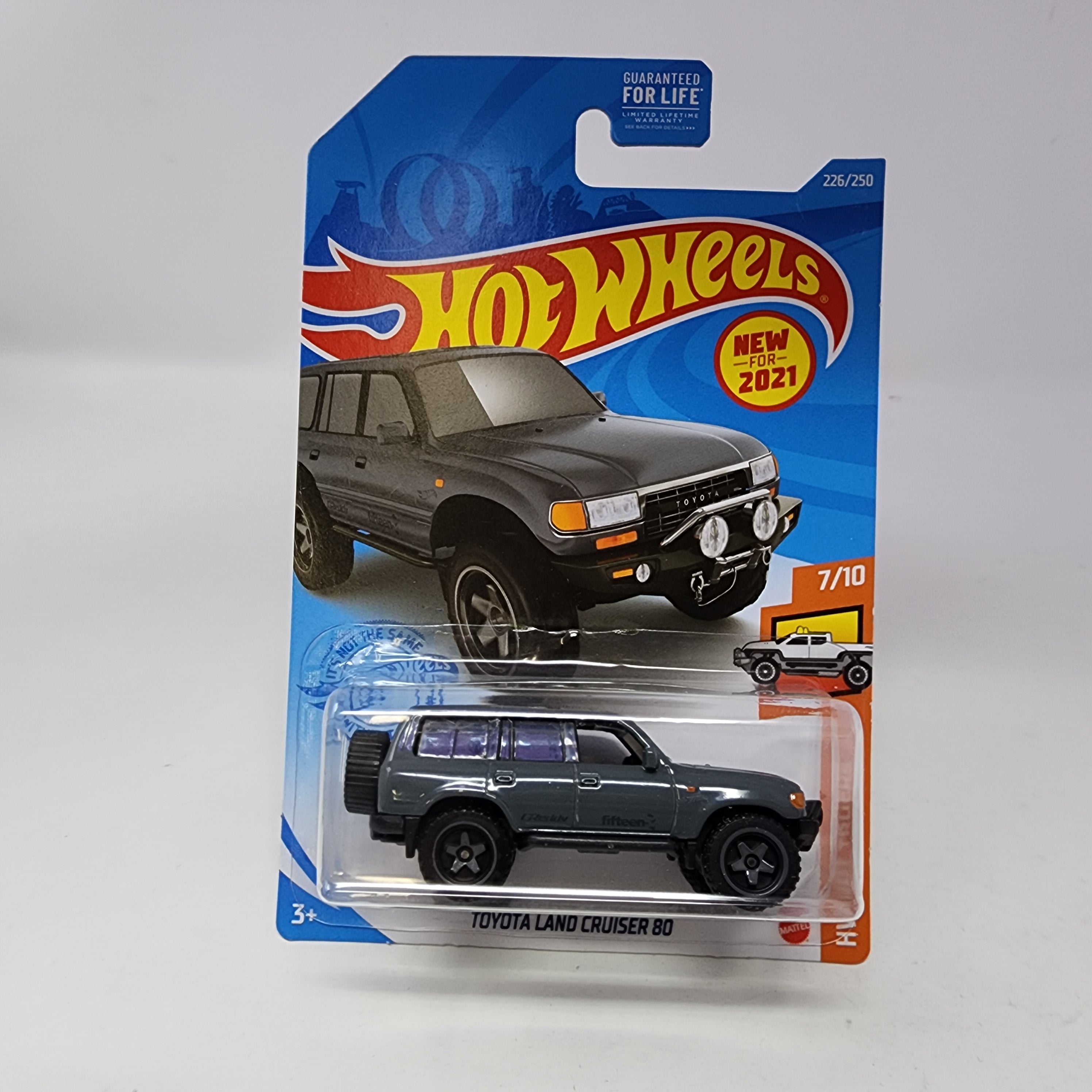 Toyota Land Cruiser 80 #226 * Grey * Hot Wheels 2021、mySite、hgirdovlk