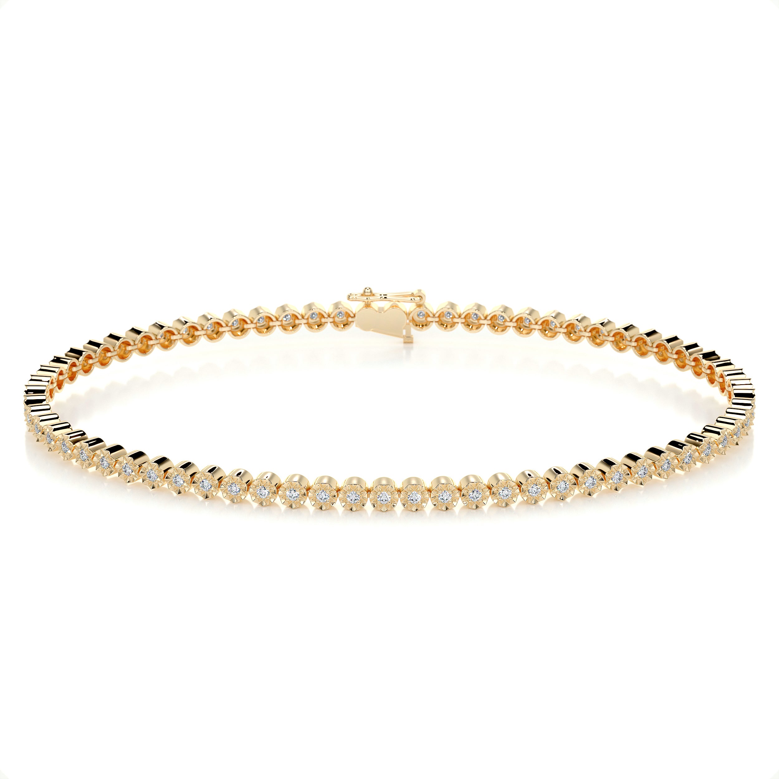 Ingrid Tennis Diamond Bracelet (0.75 Carat) -18K Yellow Gold、mySite、hinf8tx79