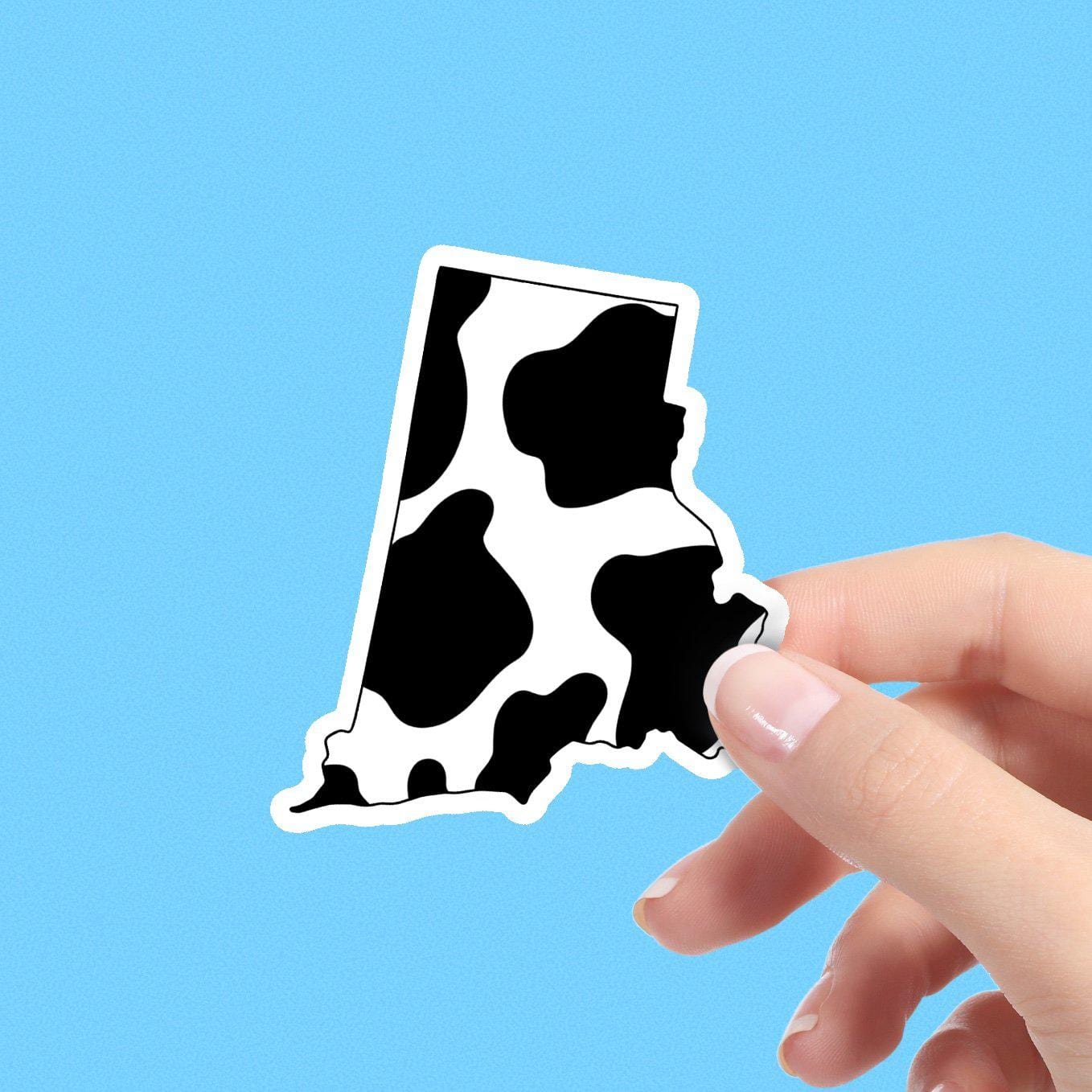  Rhode Island Cow Pattern Sticker、mySite、elrpsem3k