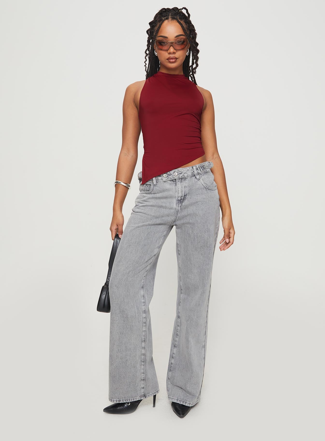 Till Next Time Top Burgundy、mySite、solidvoid