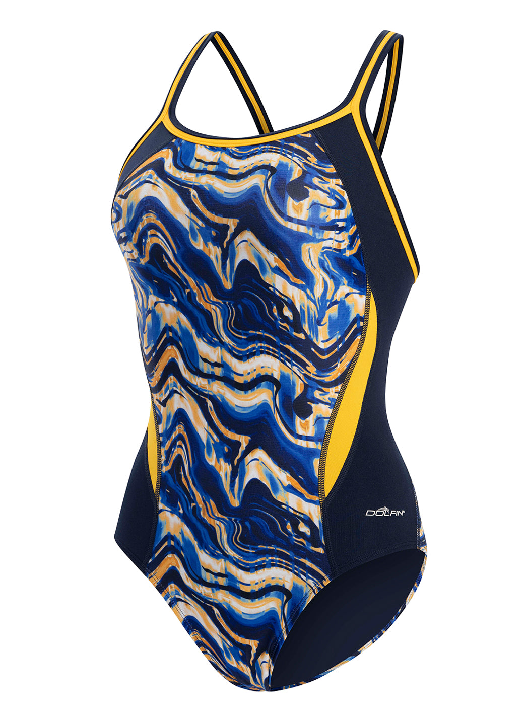 Dolfin Women's Blaze DBX Back One Piece Swimsuit、mySite、noshort