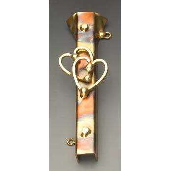 Infinity Art in Metal Eternal Hearts Mezuzah、mySite、topwebapps