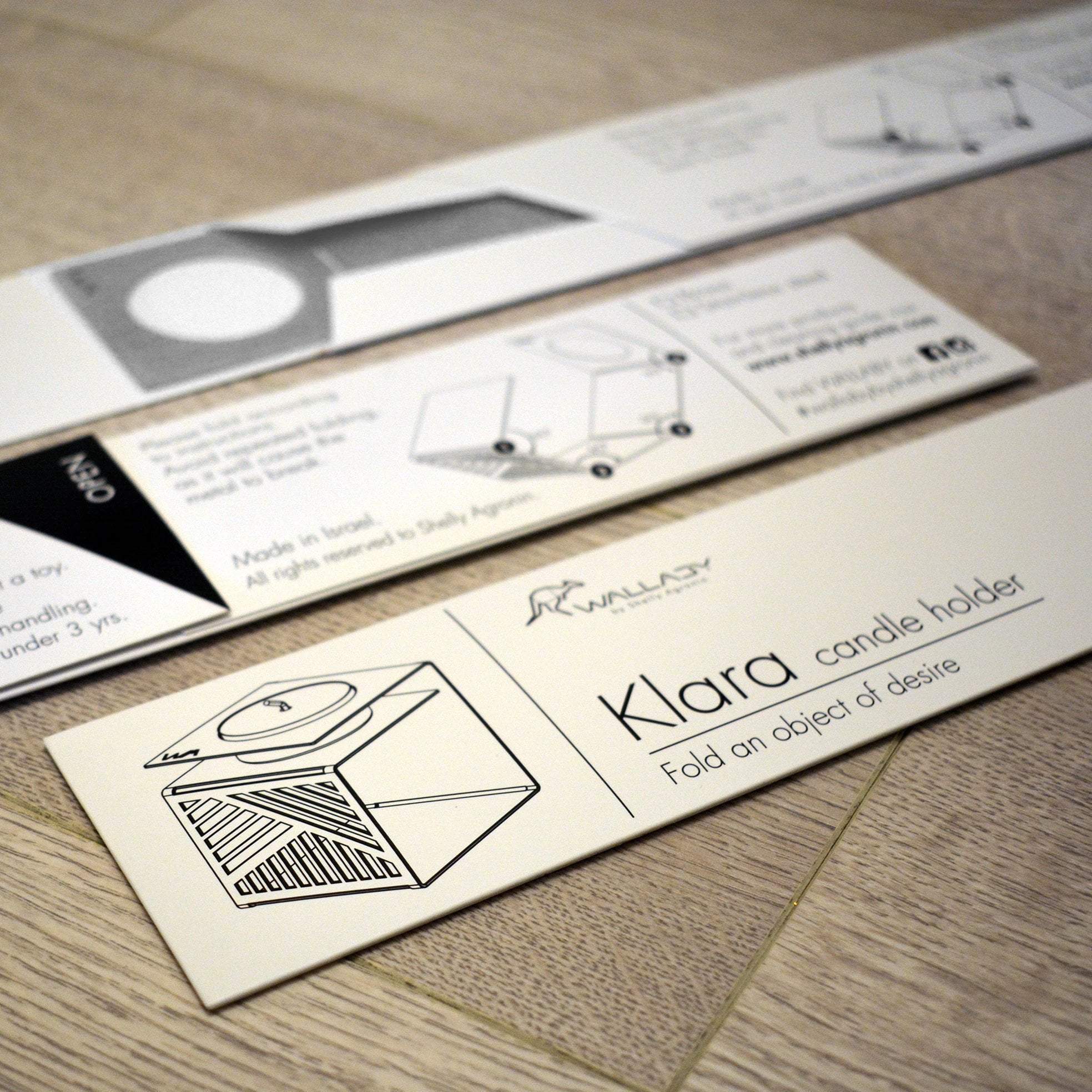 Klara Shabbat Candlesticks Set by Studio Wallaby - Steel、mySite、topwebapps