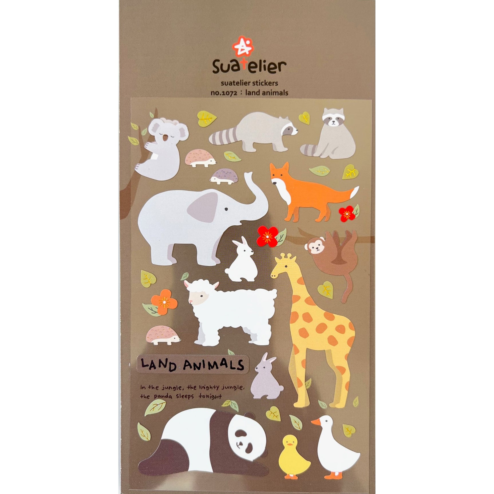  Land Animal Stickers、mySite、ghnorth