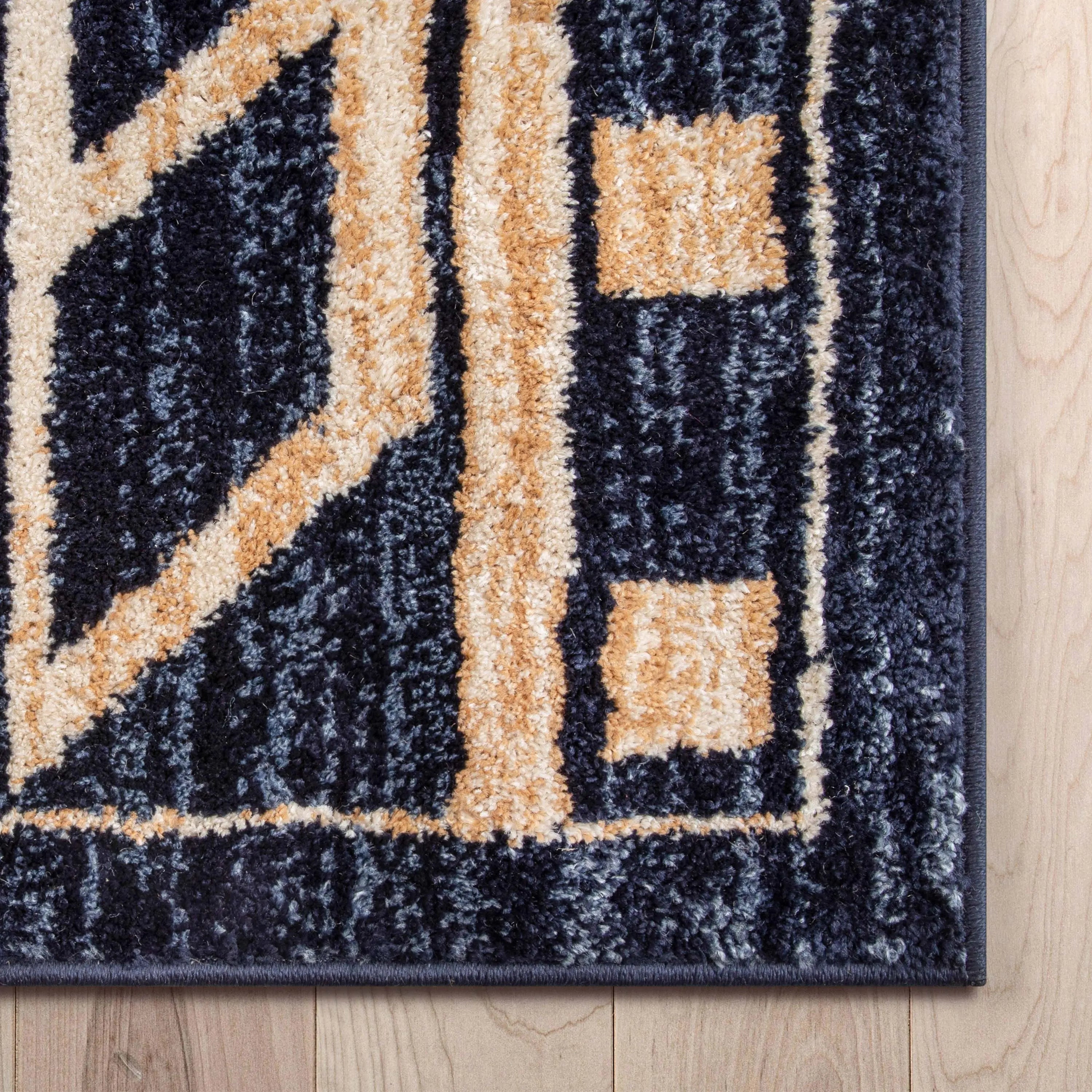 Canton Southwestern Tribal Bohemian Blue Rug、mySite、gigharbornorthrealestate