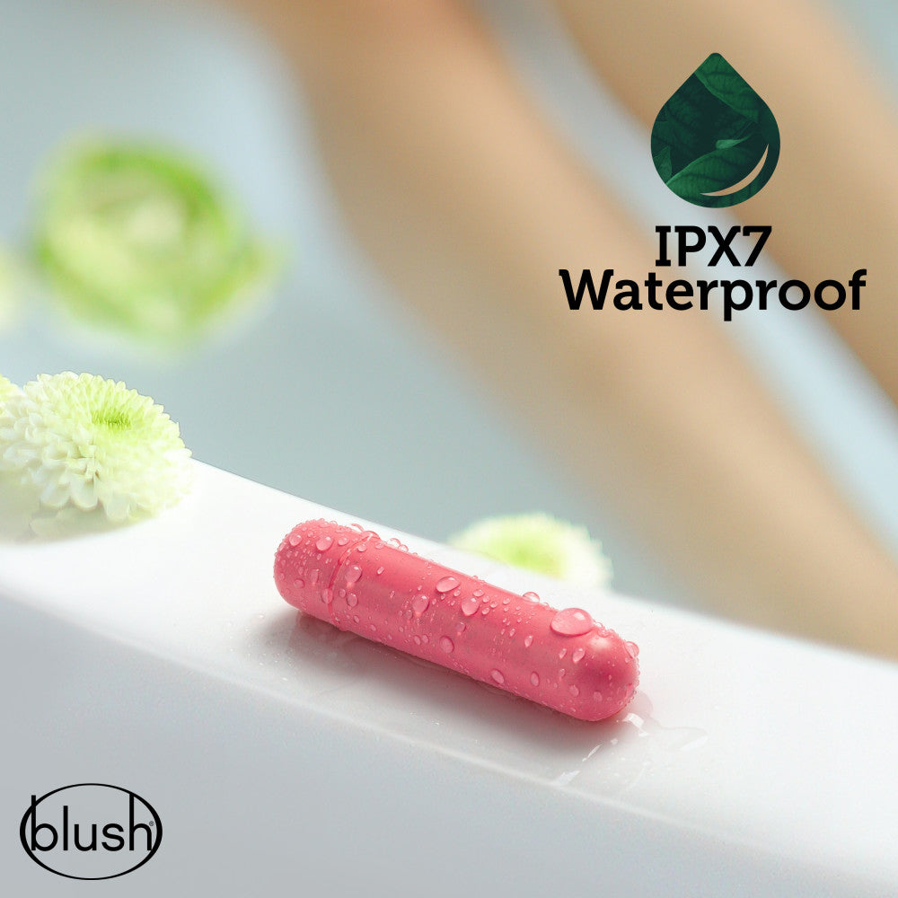 Gaia® By Blush | Eco Bullet: Plant-Based 4 Smooth Waterproof Bullet Vibrator in Pink - Made from Sustainable BioFeel™、mySite、bottomscart