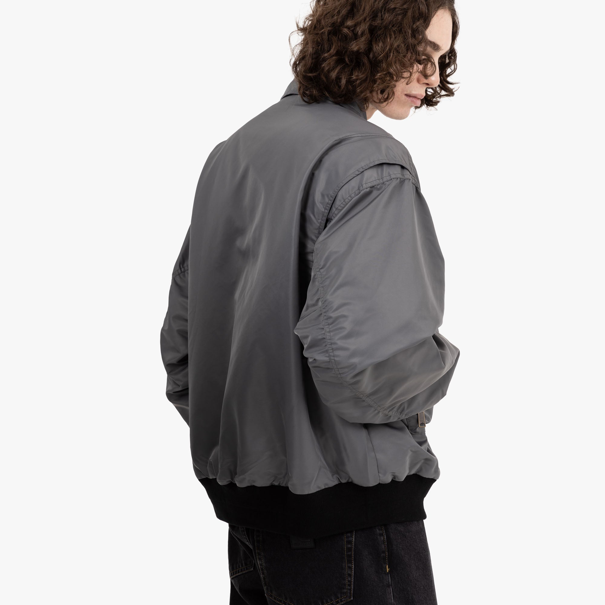  Brain Dead 3D Flight Jacket / Steel、mySite、merchandisen