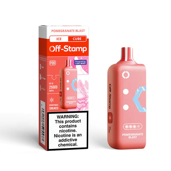 Off-Stamp X-CUBE Ice Cube 25,000 Puffs Flavor Pods、mySite、zt4zffjzw