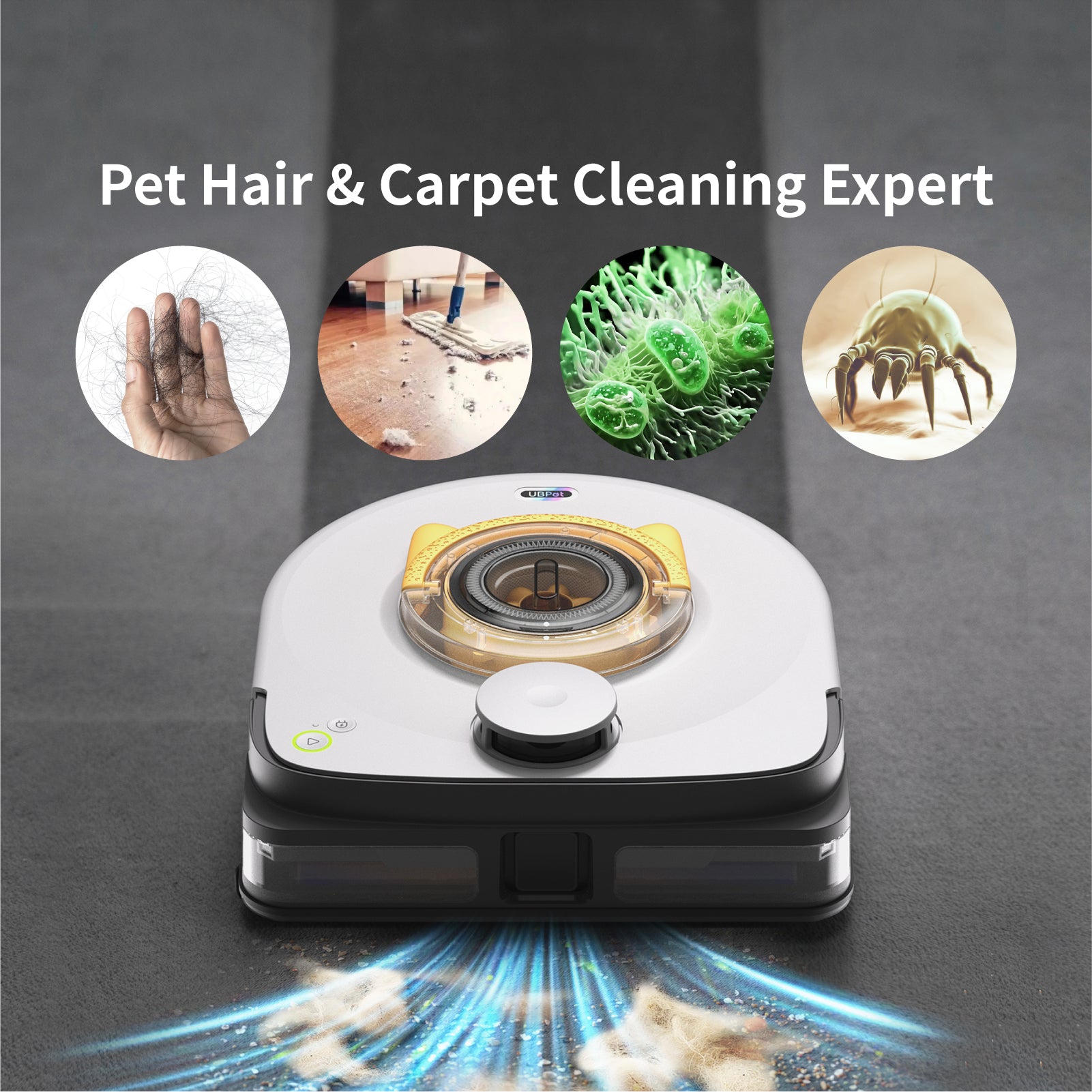 Pettecc UB Pet V10 Cyclone Vacuum Robot、mySite、camillekostekn