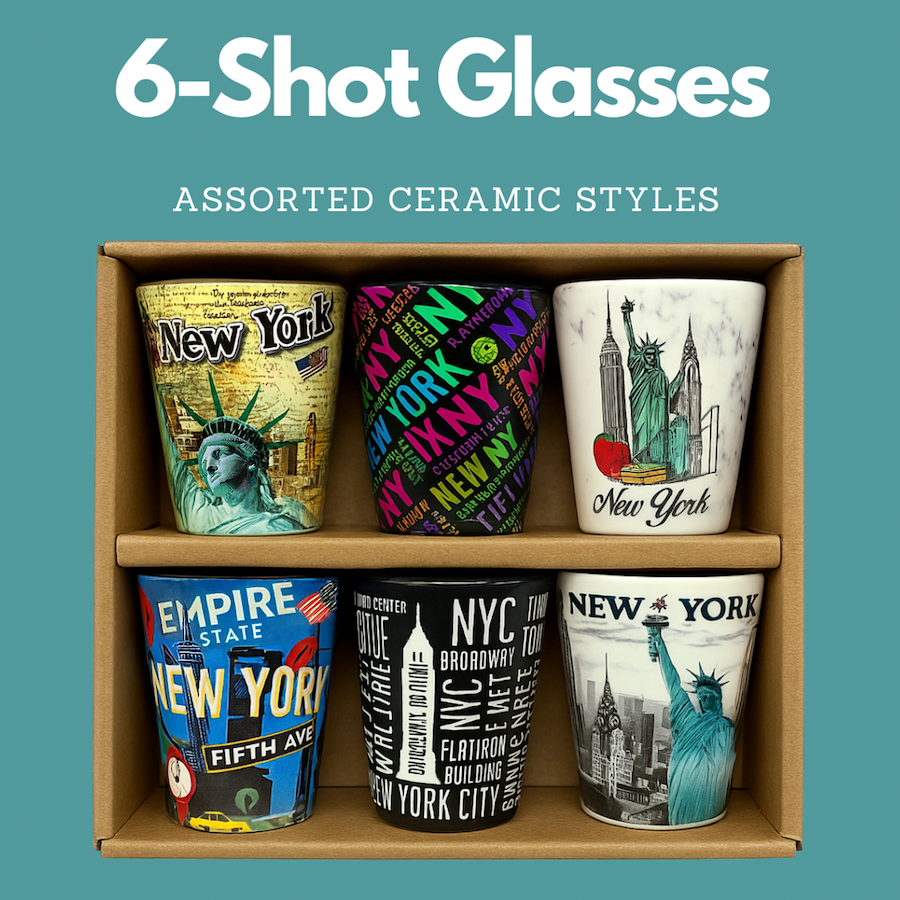 LIMITED STOCK 6-Piece Shot Glass Bundle (SAVE 52% MSRP)、mySite、vikingsvslions