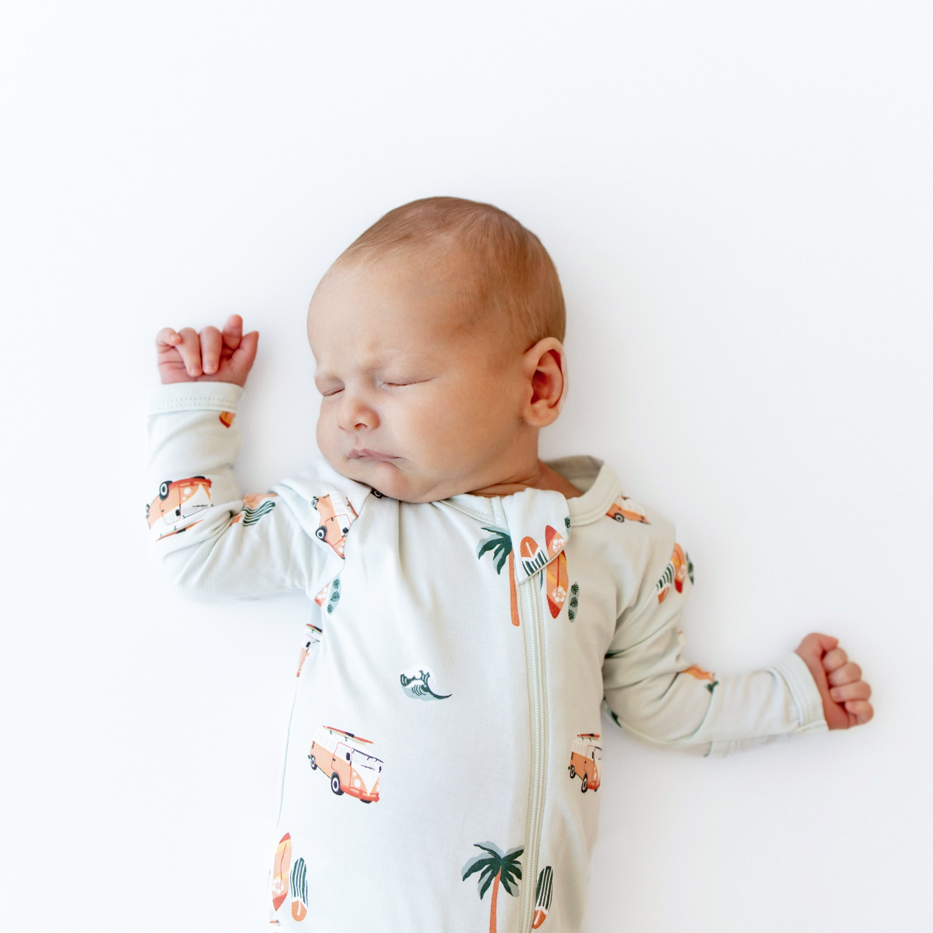  Zippered Footie in Dew Surf、mySite、layawaytickets