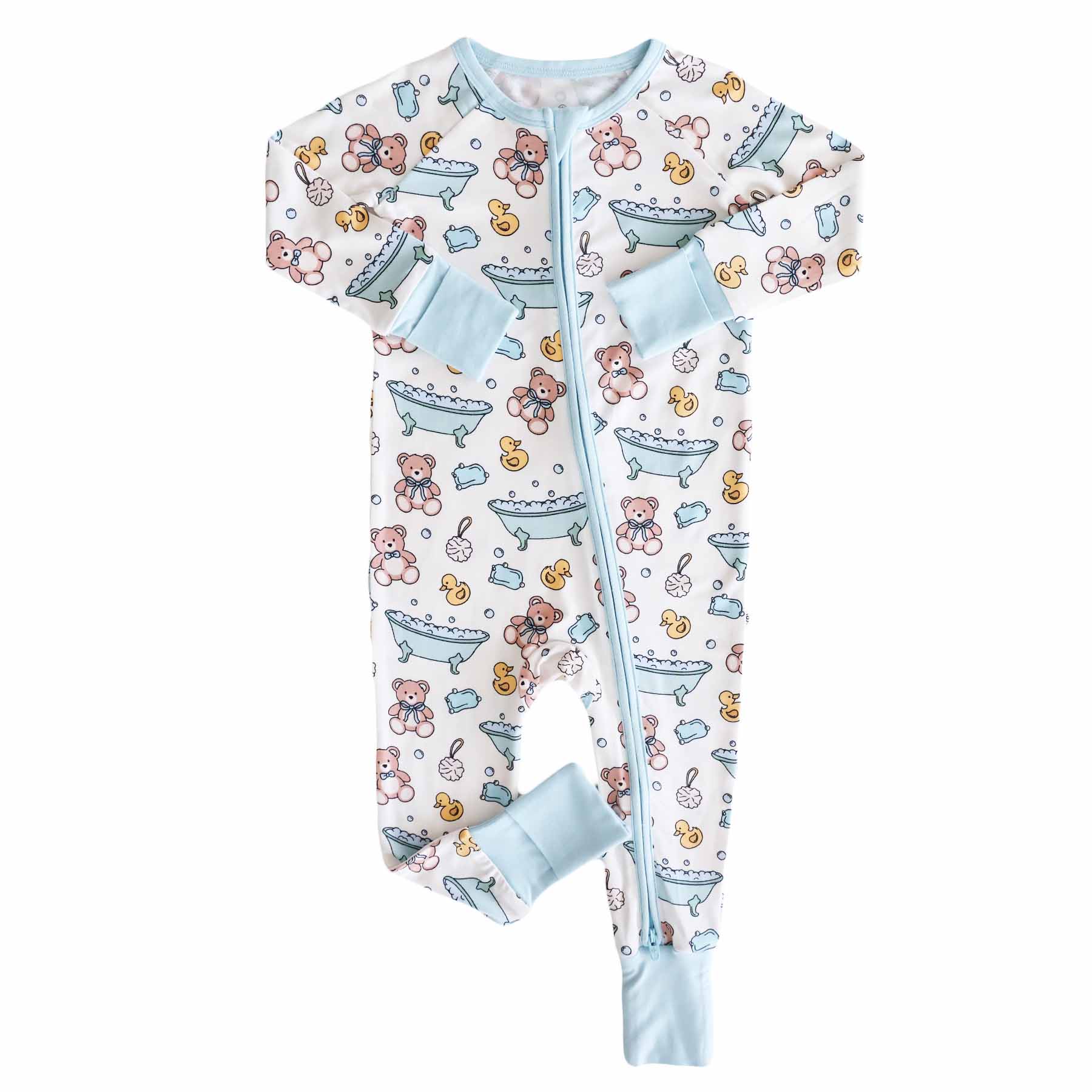  Bathtime Besties Convertible Zip Romper | Blue、mySite、layawaytickets