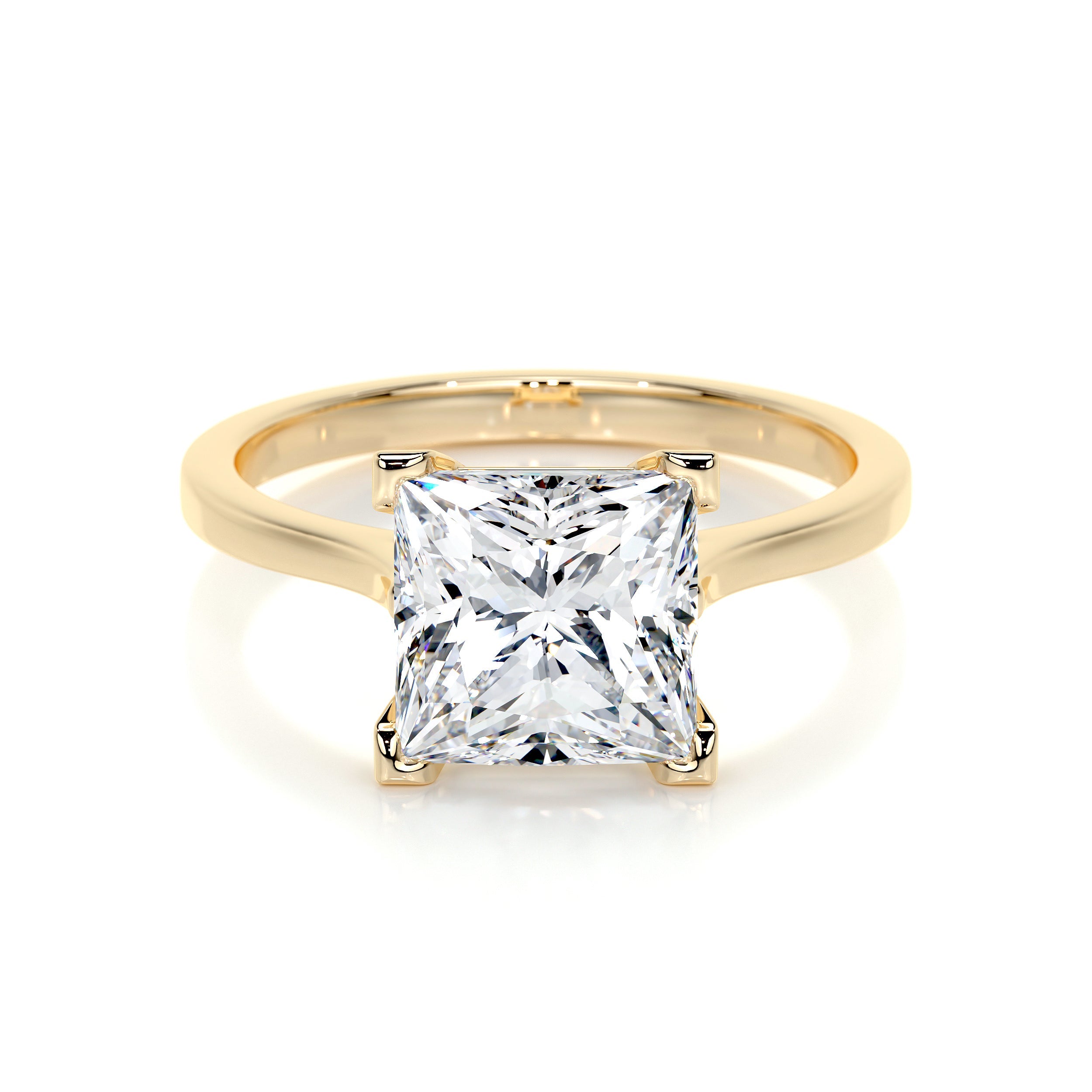 Ella Lab Grown Diamond Ring -18K Yellow Gold、mySite、hinf8tx79