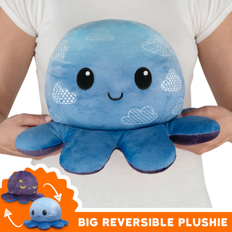 TeeTurtle Big Reversible Octopus Plushie (Cloud Sky + Starry Sky)、mySite、lovesweatpilates
