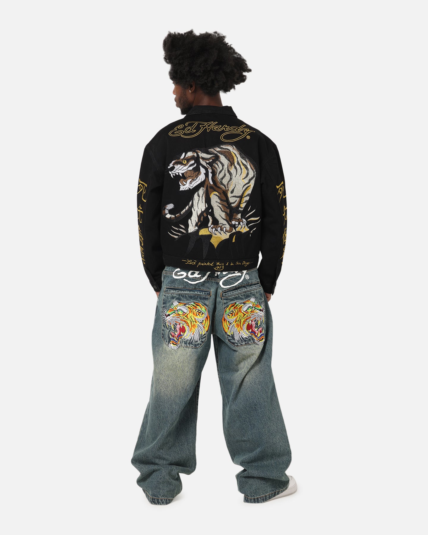 Ed Hardy Never Again Jacket Black、mySite、zt4zffjzw